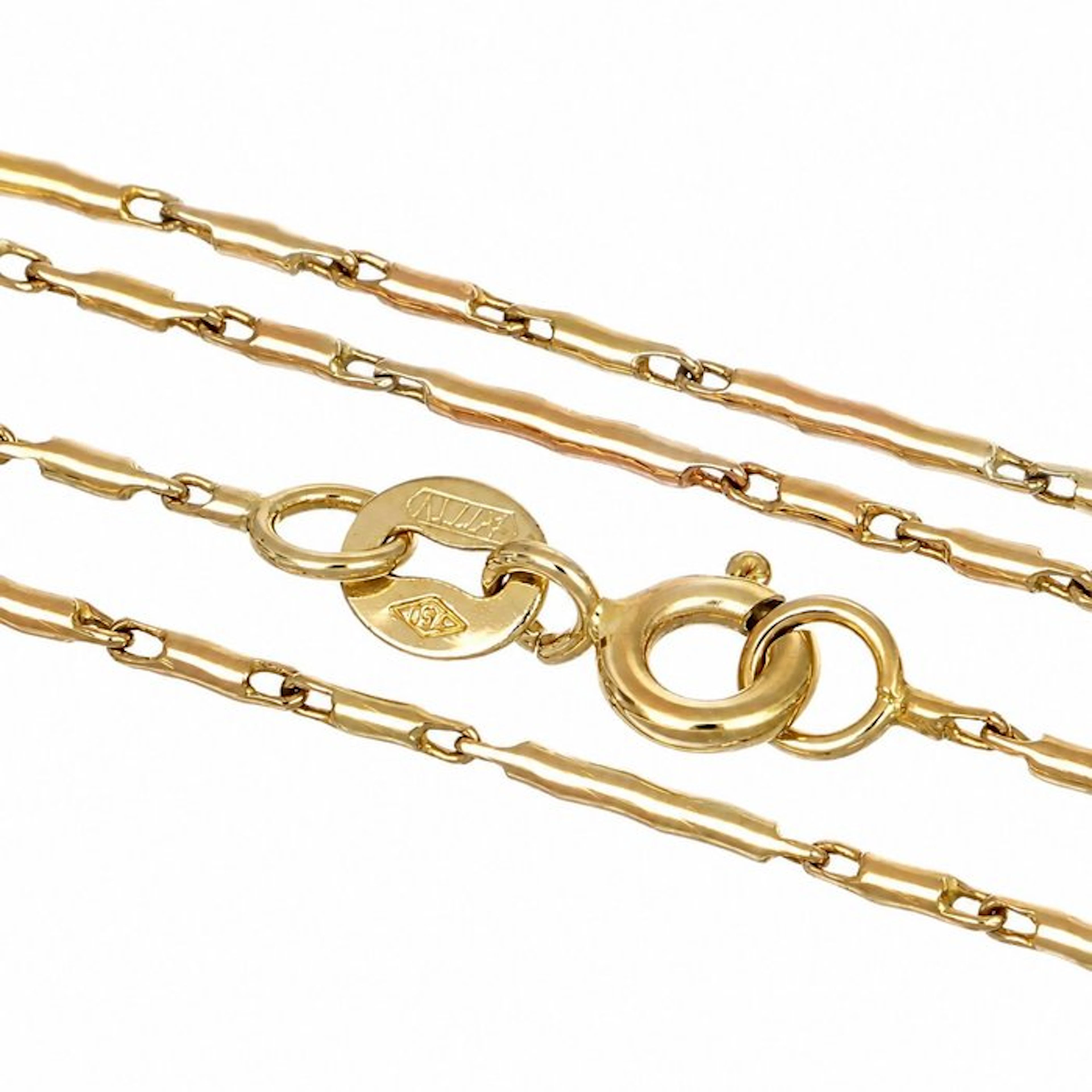 Necklace - 18 kt. Yellow gold - Made in Italy - Handmade