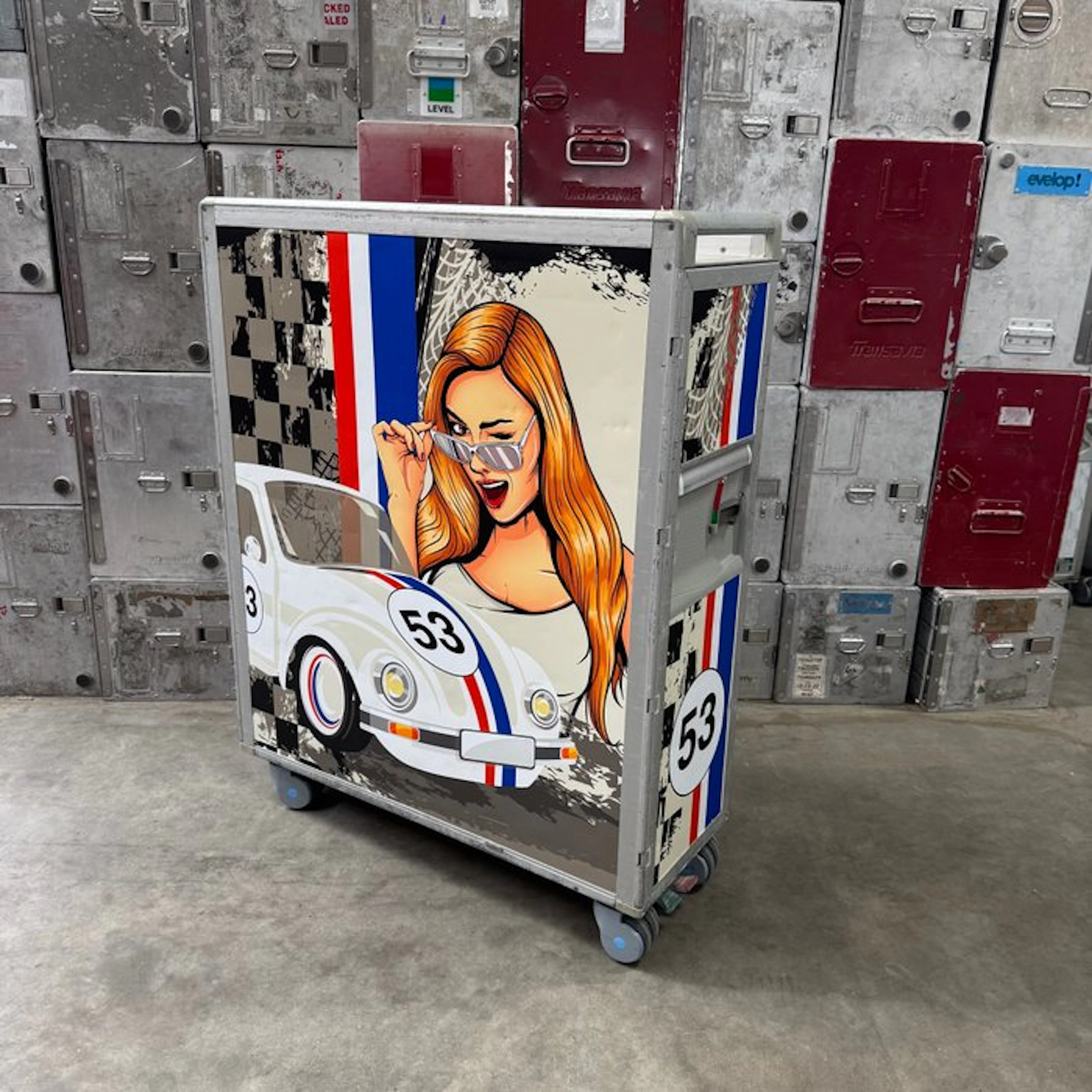 Zodiac - KLM Royal Dutch Airlines - Trolley - plastic and...