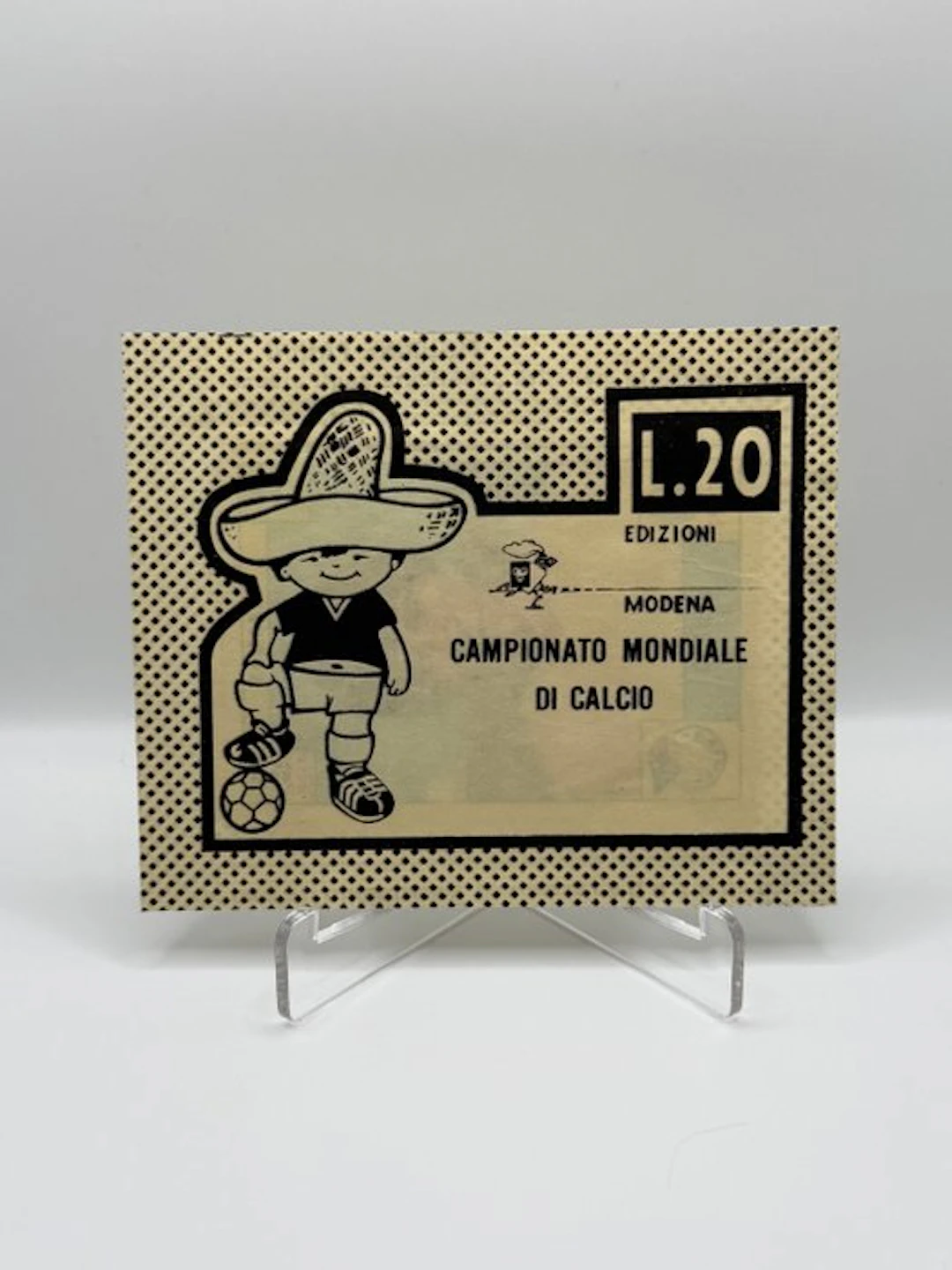 1970 Panini WC Mexico 70 Pelé PROTOTYPE PACK - Mexico 70 First edition