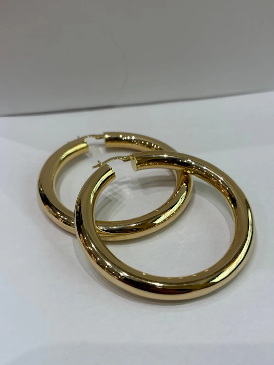 Earrings - 18 kt. Yellow gold - 18 kt yellow gold rings