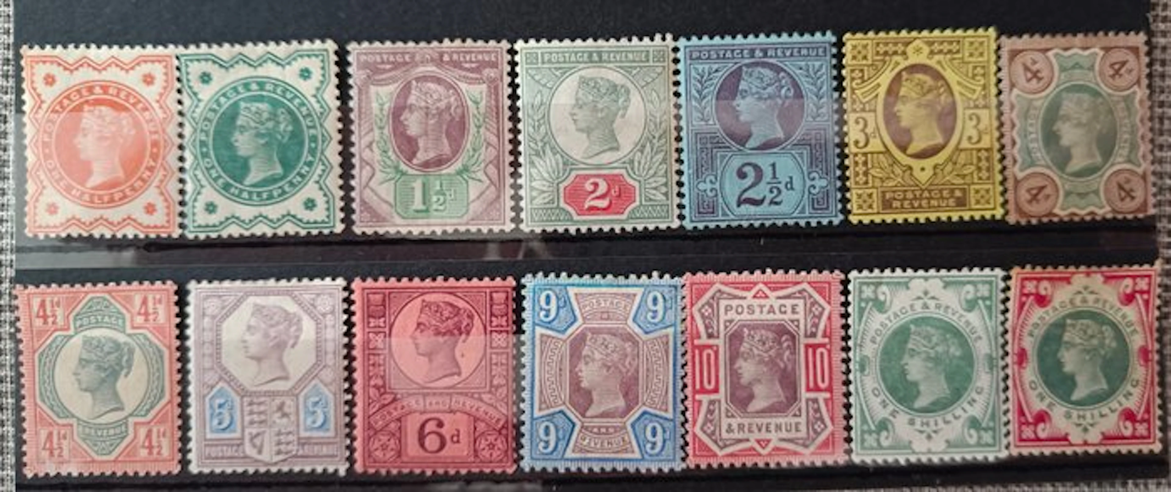 Great Britain 1887/1900 - Queen Victoria - Yv 91-104