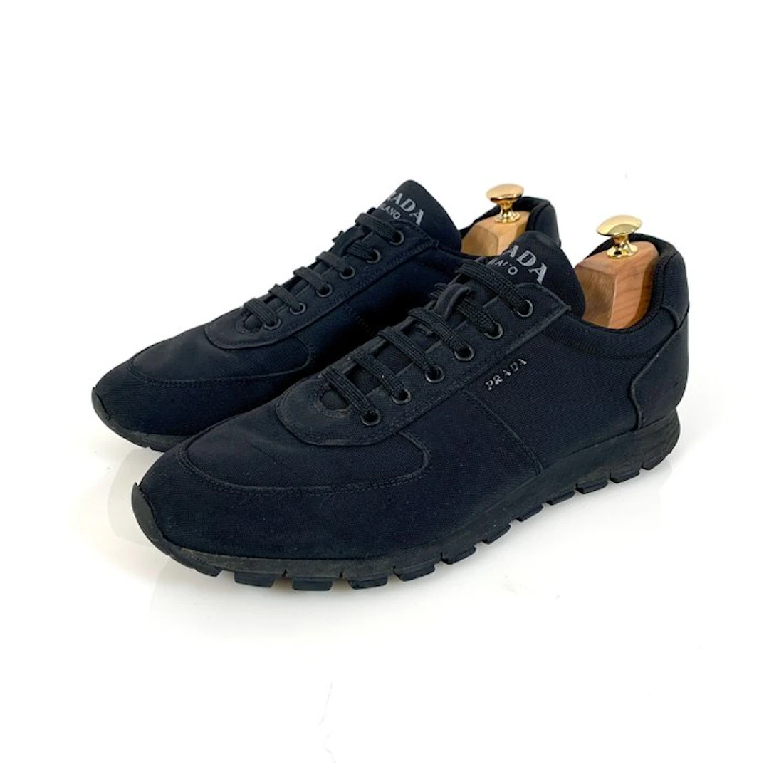 Prada Sneaker Runner Black 4E 2942 UK 10 - Sneakers - Size: EU 44