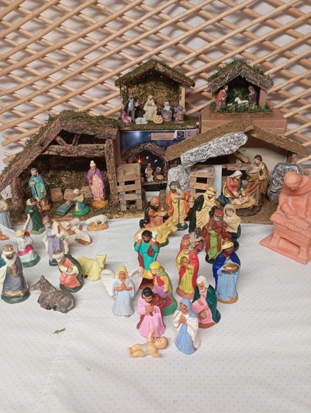 Christmas decoration (40) - Wood, Ceramic, Terracotta
