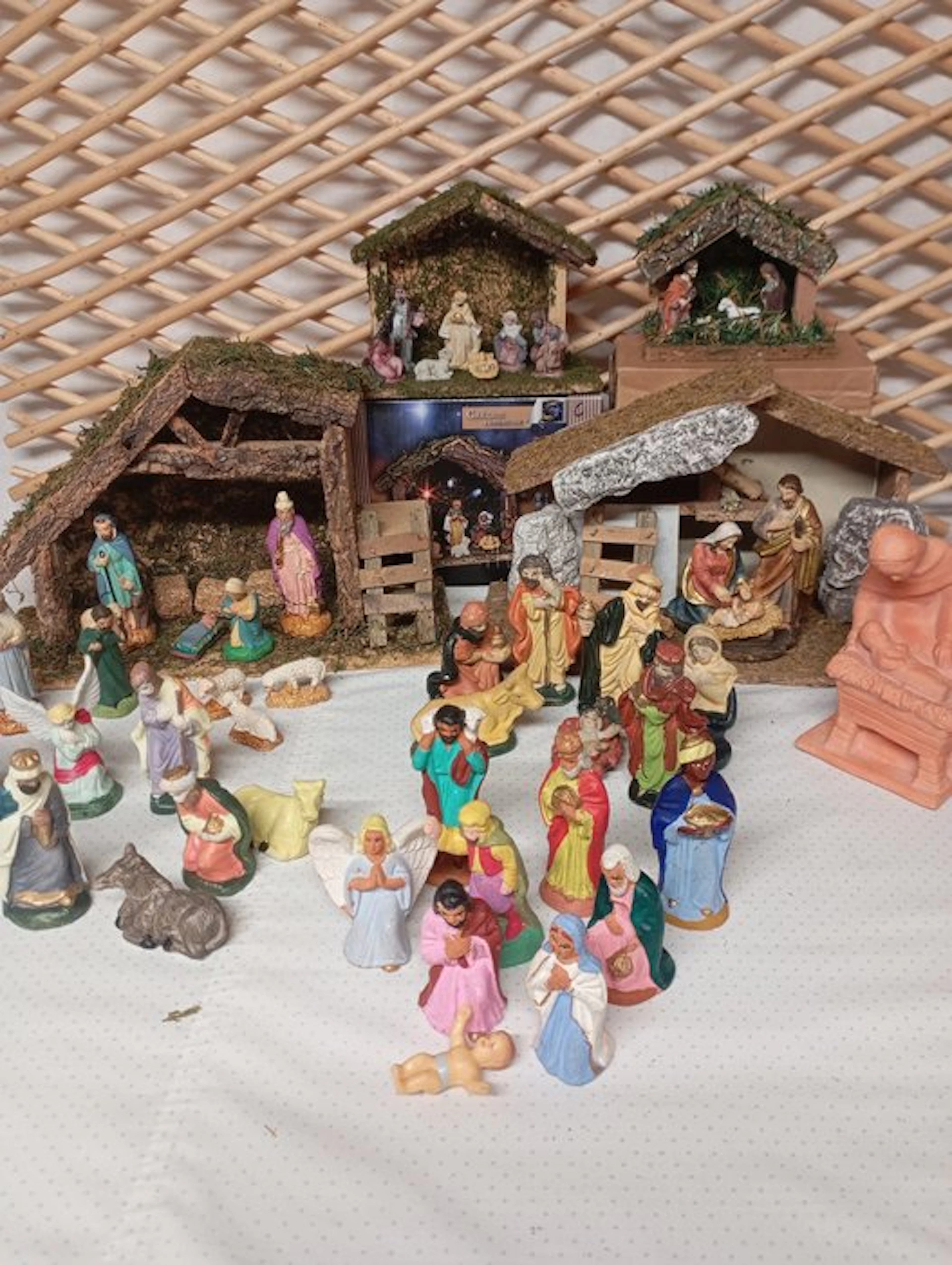 Christmas decoration (40) - Wood, Ceramic, Terracotta