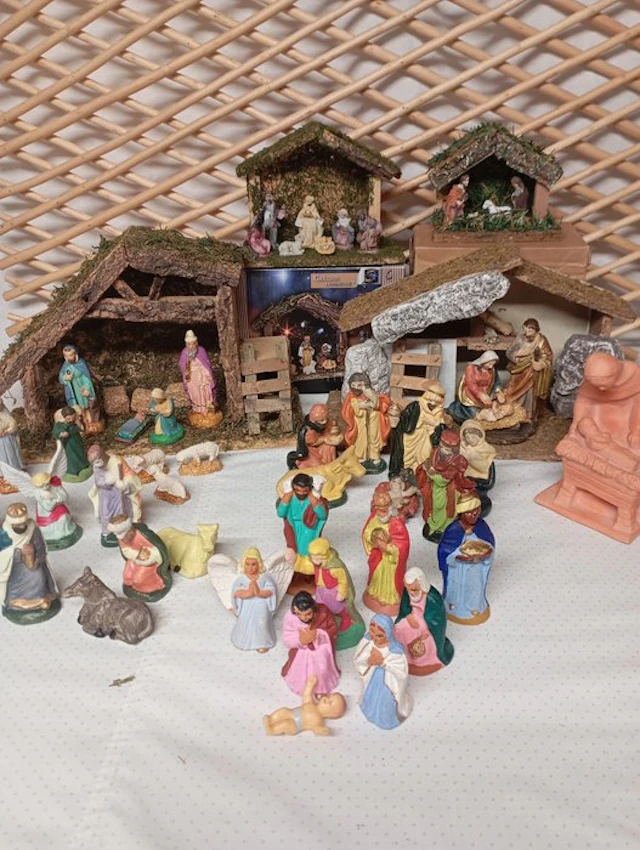 Christmas decoration (40) - Wood, Ceramic, Terracotta