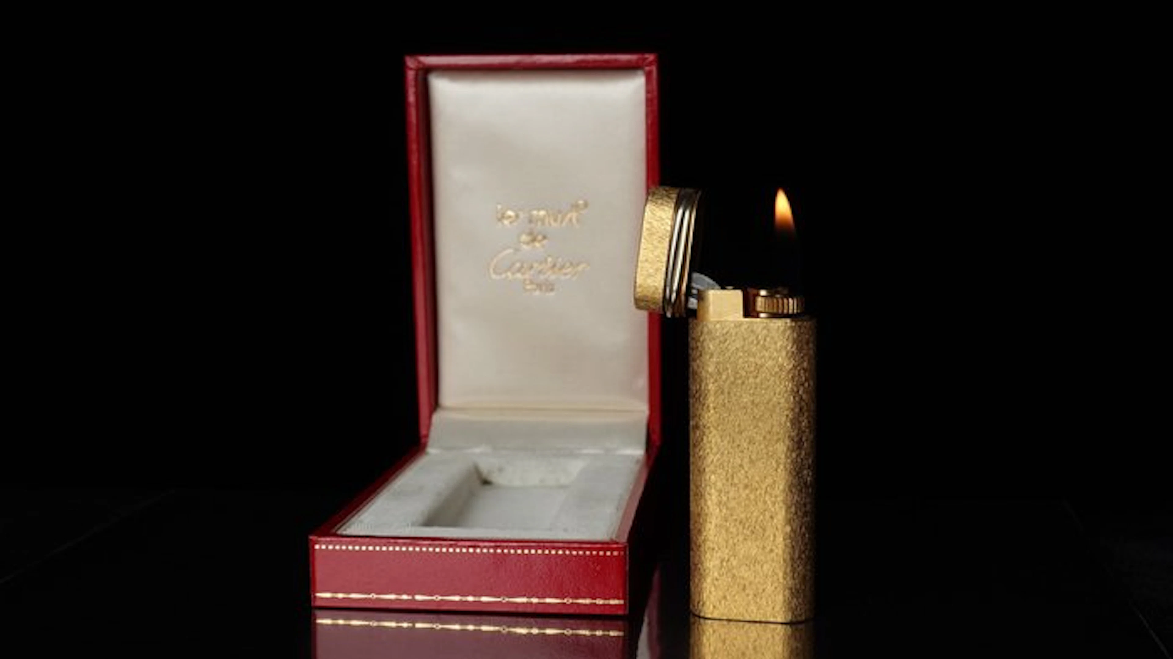Cartier - 3 anneaux Pattern Vintage gas Lighter - No...