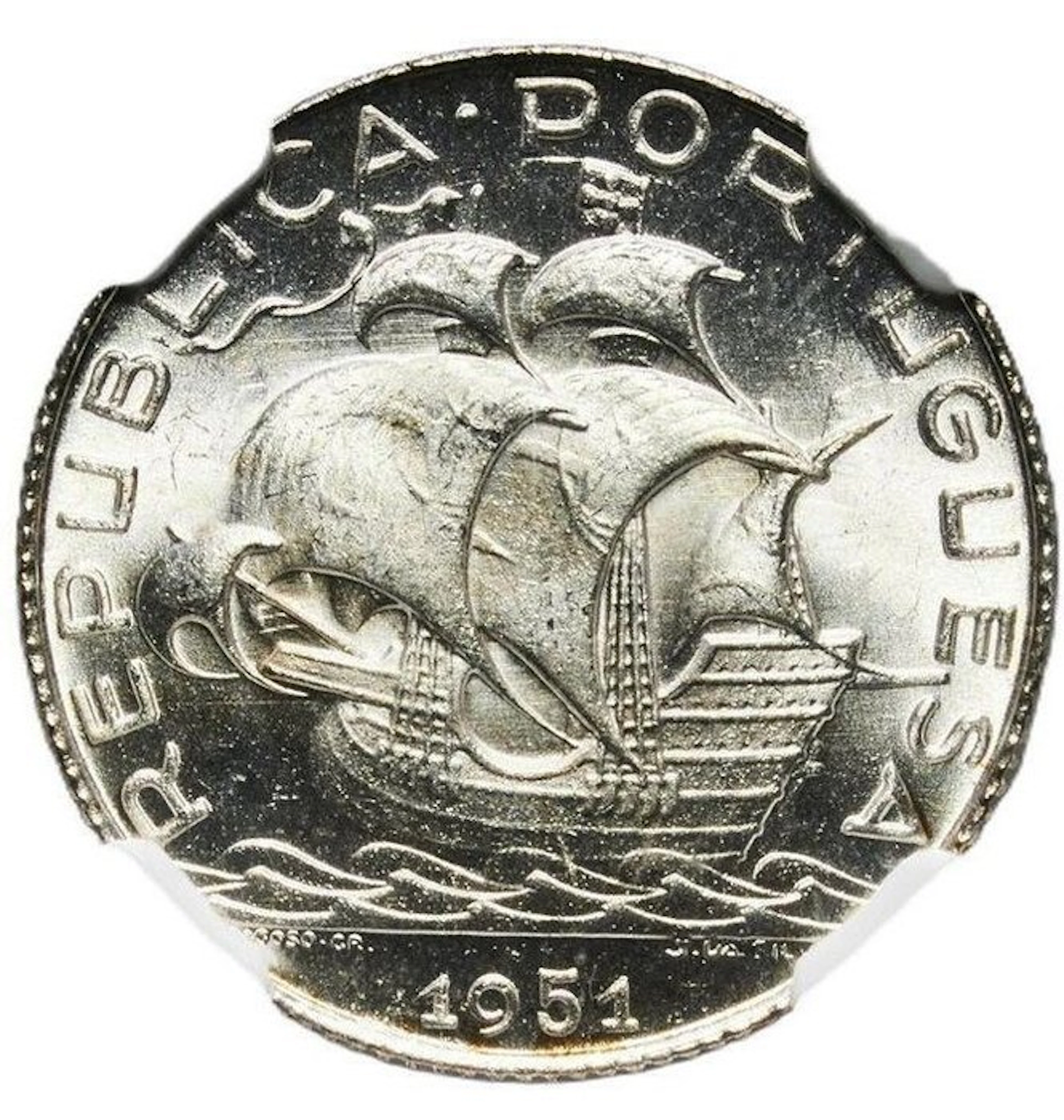 Portugal. 2 ½ Escudos 1951 - NGC MS65
