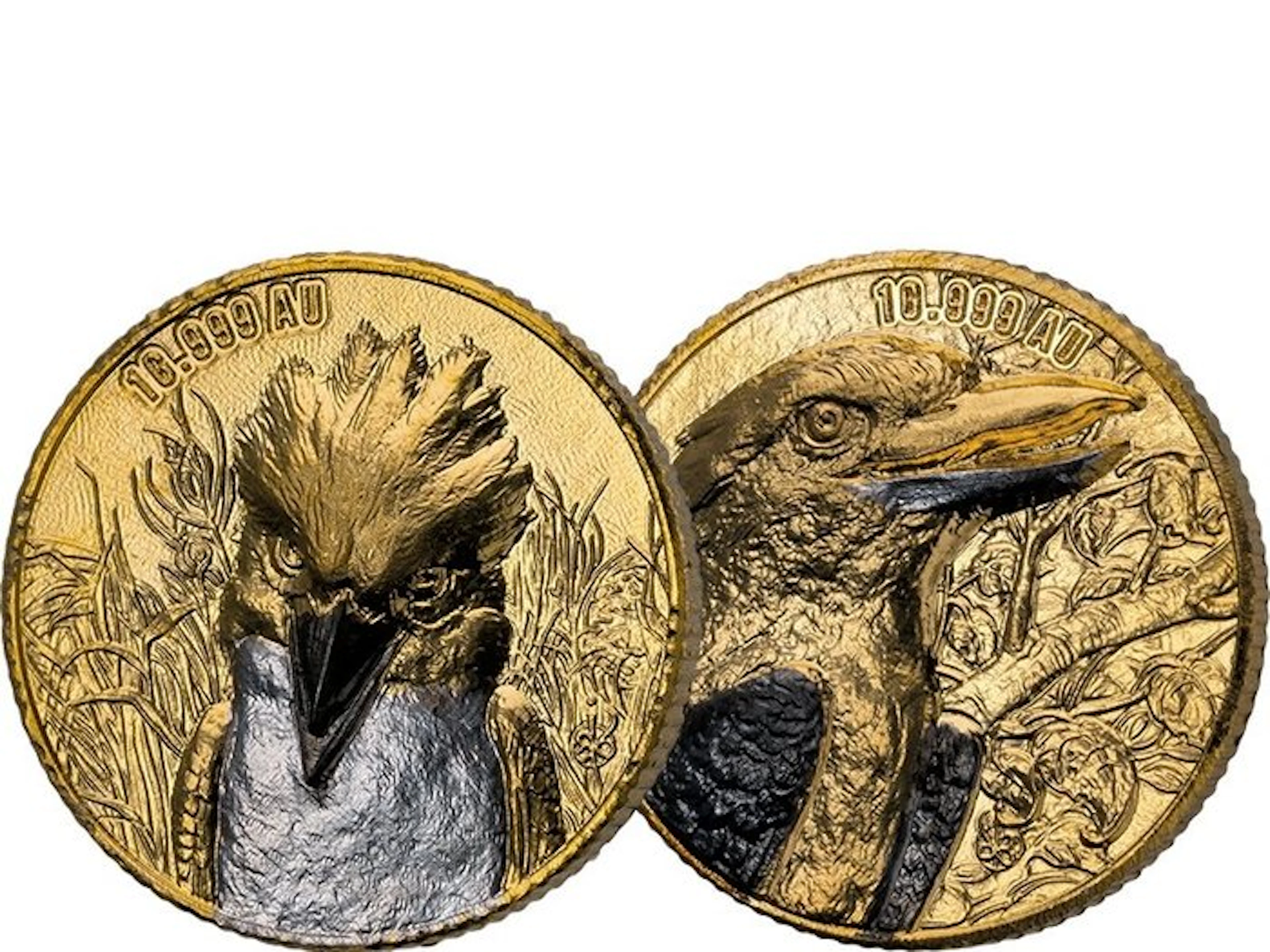 Ivory Coast. 100 Francs 2025 Kookaburra Edition Signature Set 2x1g , (.999)