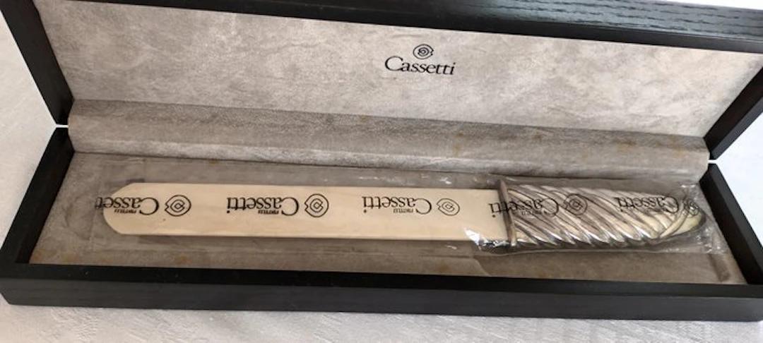 Cassetti - Paper knife - .925 silver