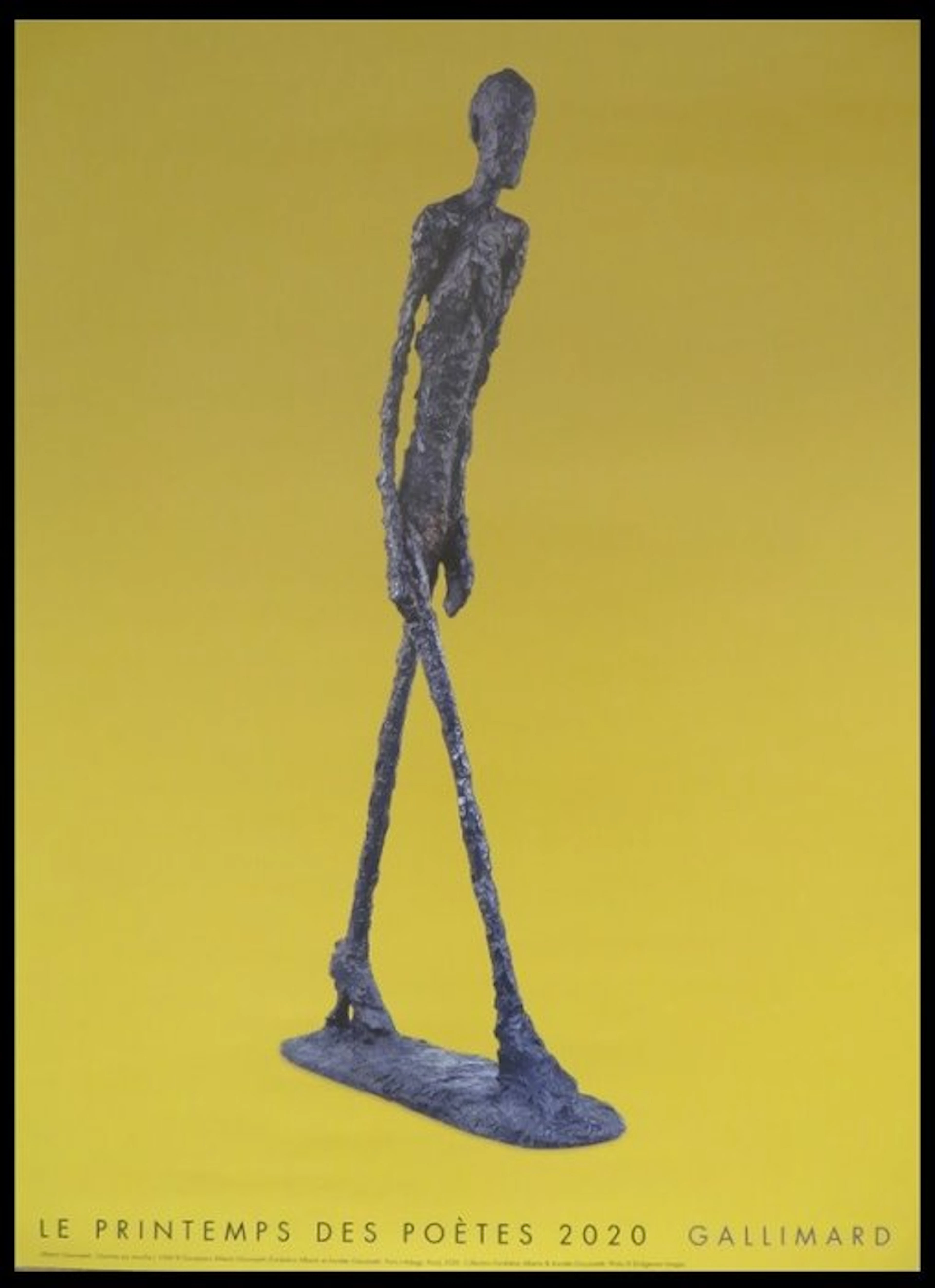 Alberto Giacometti - Affiche originale - L'homme qui...