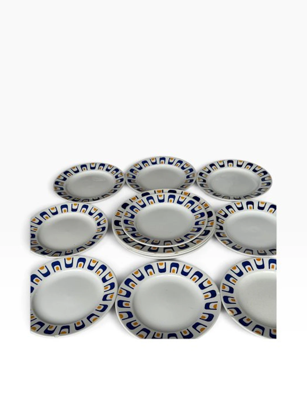 Richard Ginori - Dish (12) - Porcelain - Raro - geometric