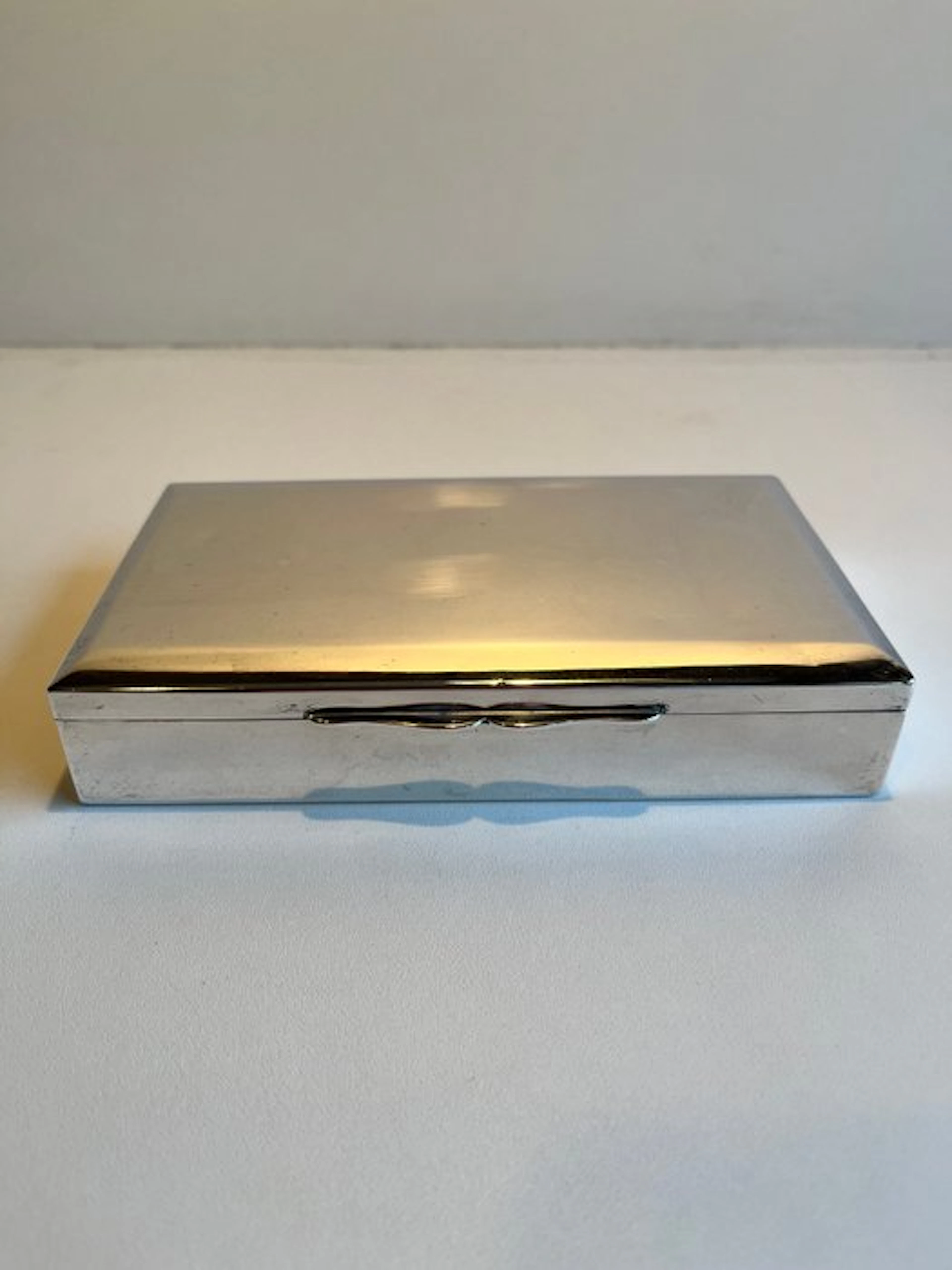 Cigarette case - Box of cigarettes - .835 silver - Colonel L. De Zeeuw