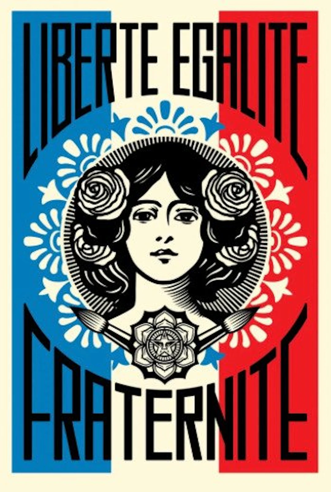 Shepard Fairey (OBEY) (1970) - Liberté Egalité Fraternité Signed