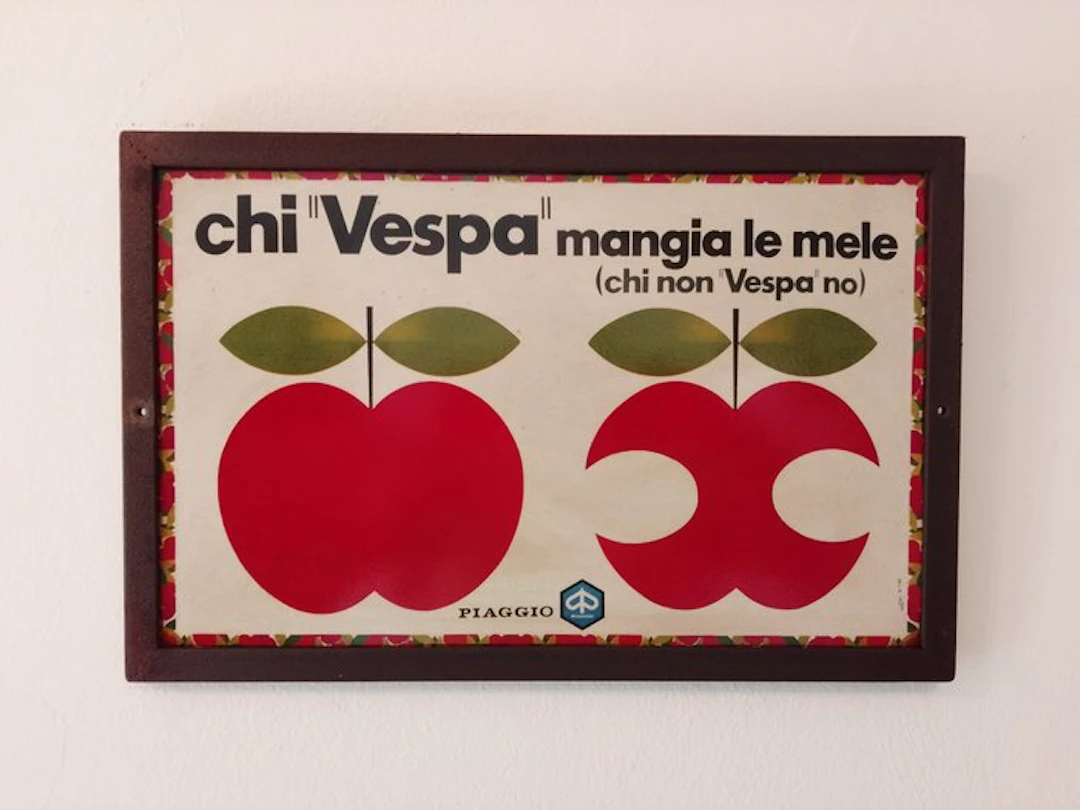 Piaggio - Iron sign - piaggio - Advertising sign - 1980 - Iron