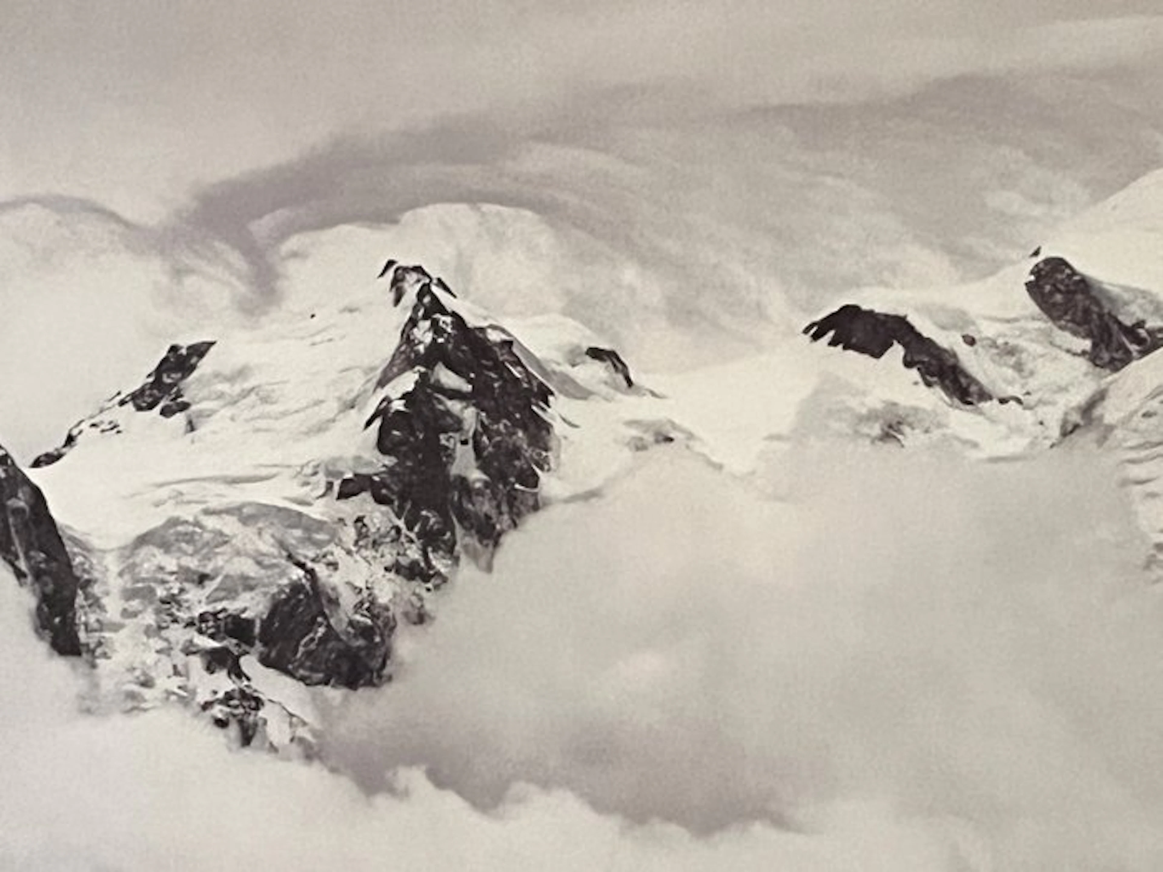 Jérôme Oriol (attribué) - Le Mont Blanc et le Mont Maudit