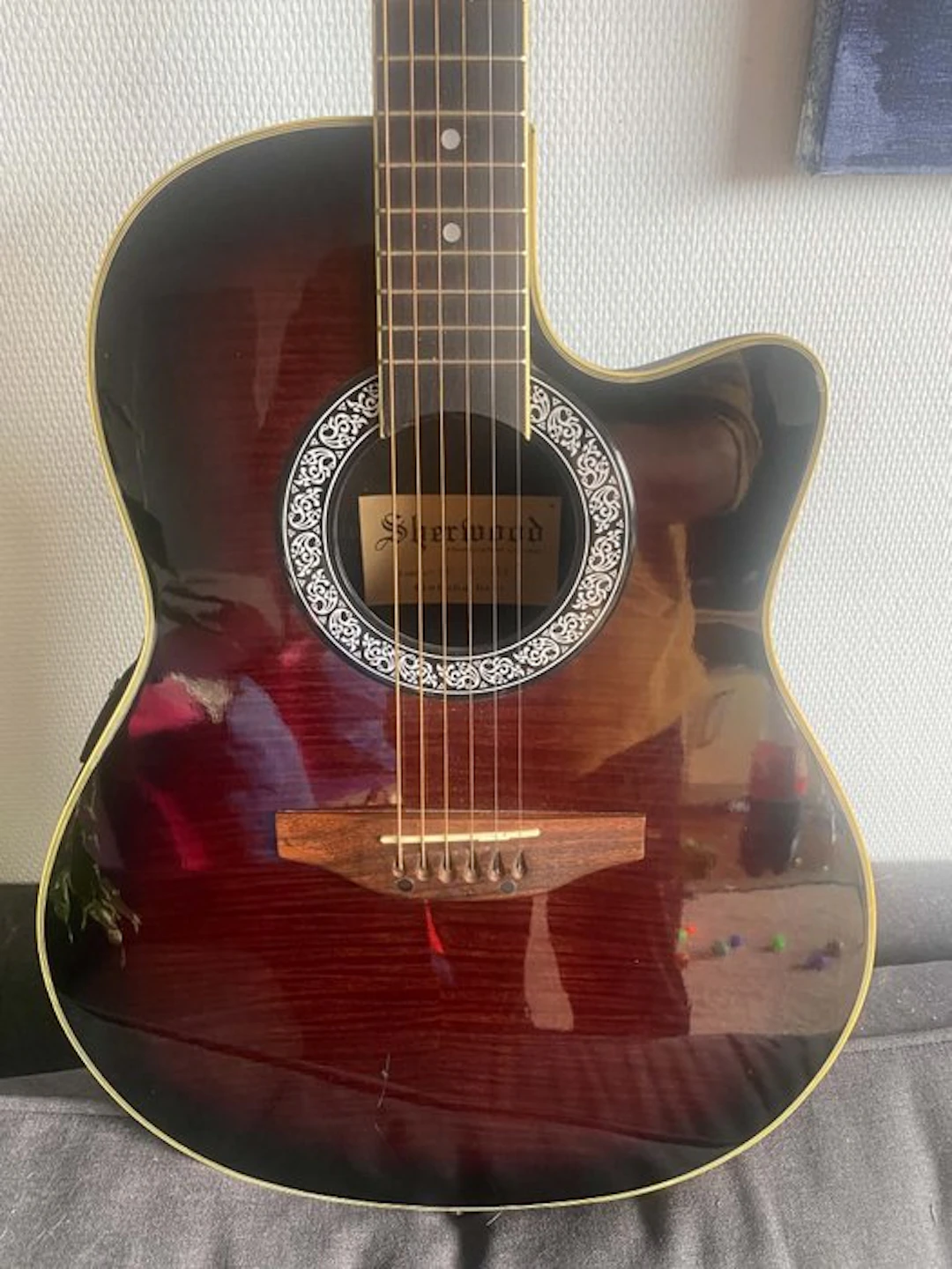 SHERWOOD - "Ovation Style" - - Electro-acoustic guitar...