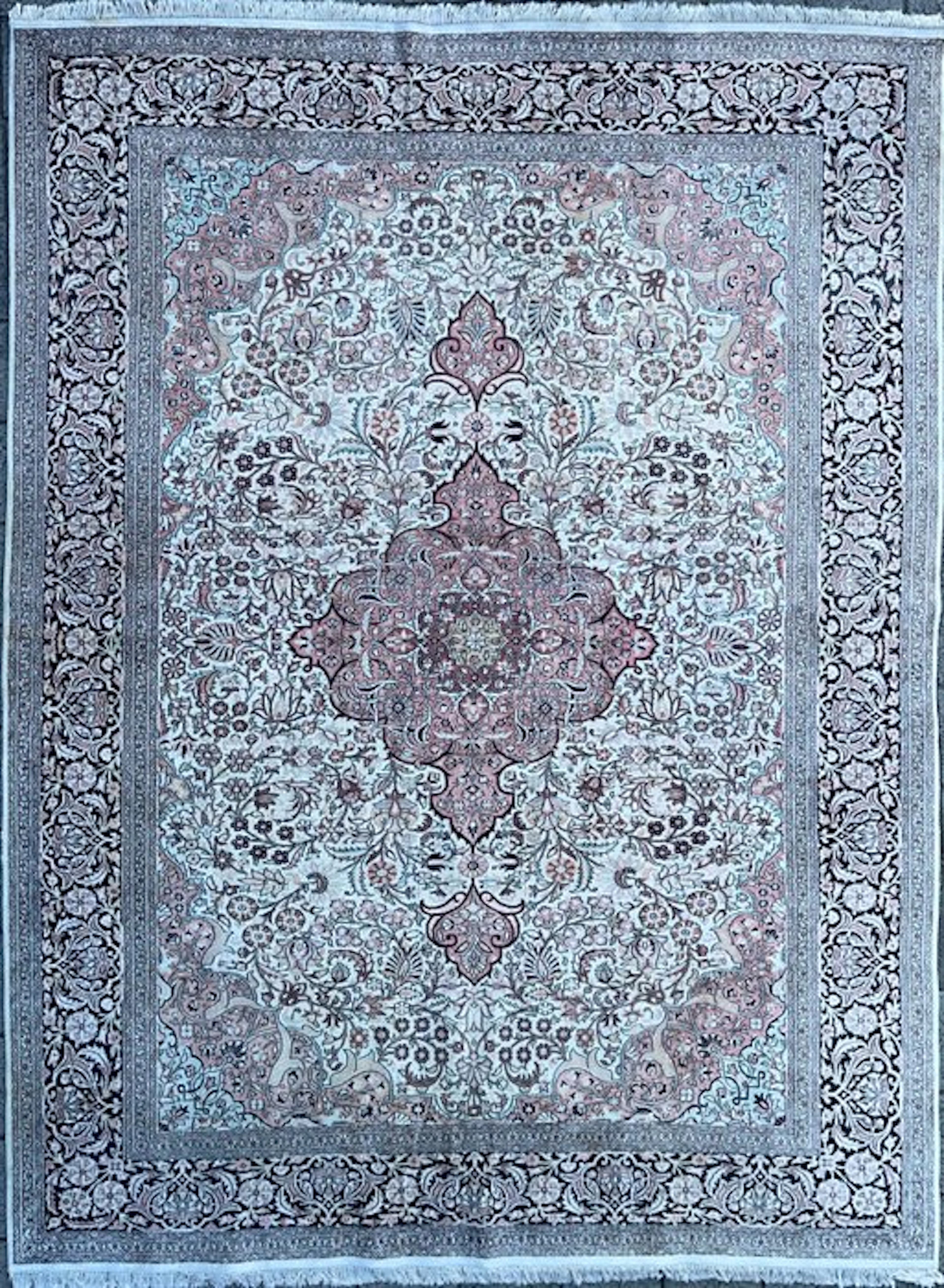 Vintage cashmere silk - cleaned - Carpet - 367 cm - 278 cm