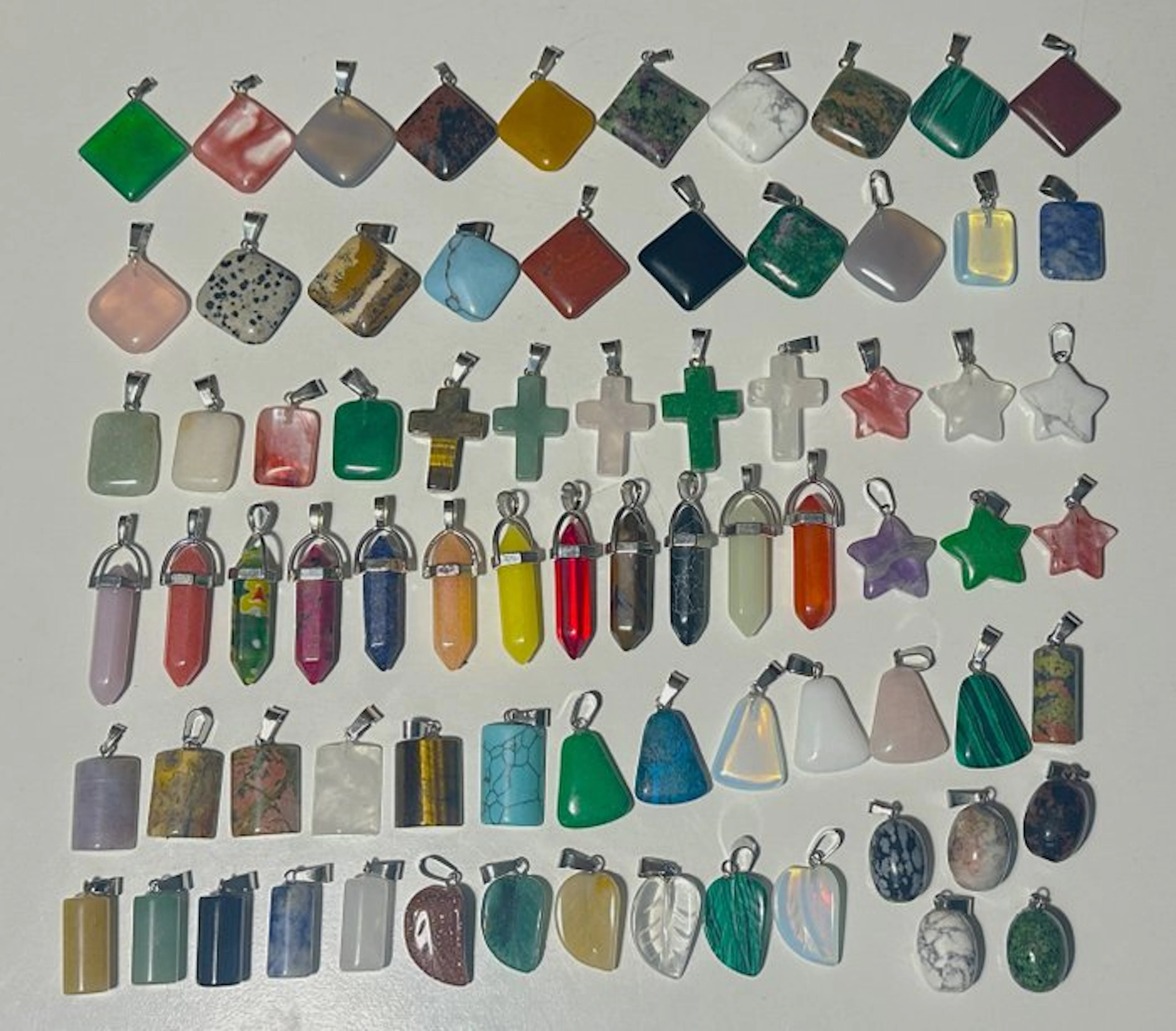 Amethyst; jasper; sodalite; nephrite; Ruby Zoisite; lapis...