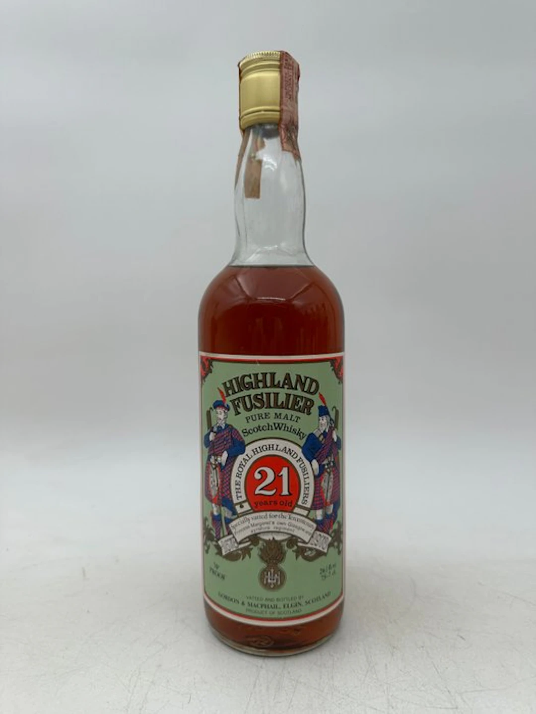 Highland Fusilier 21 years old Tercentenary 1978 - Gordon & MacPhail - 75.7cl