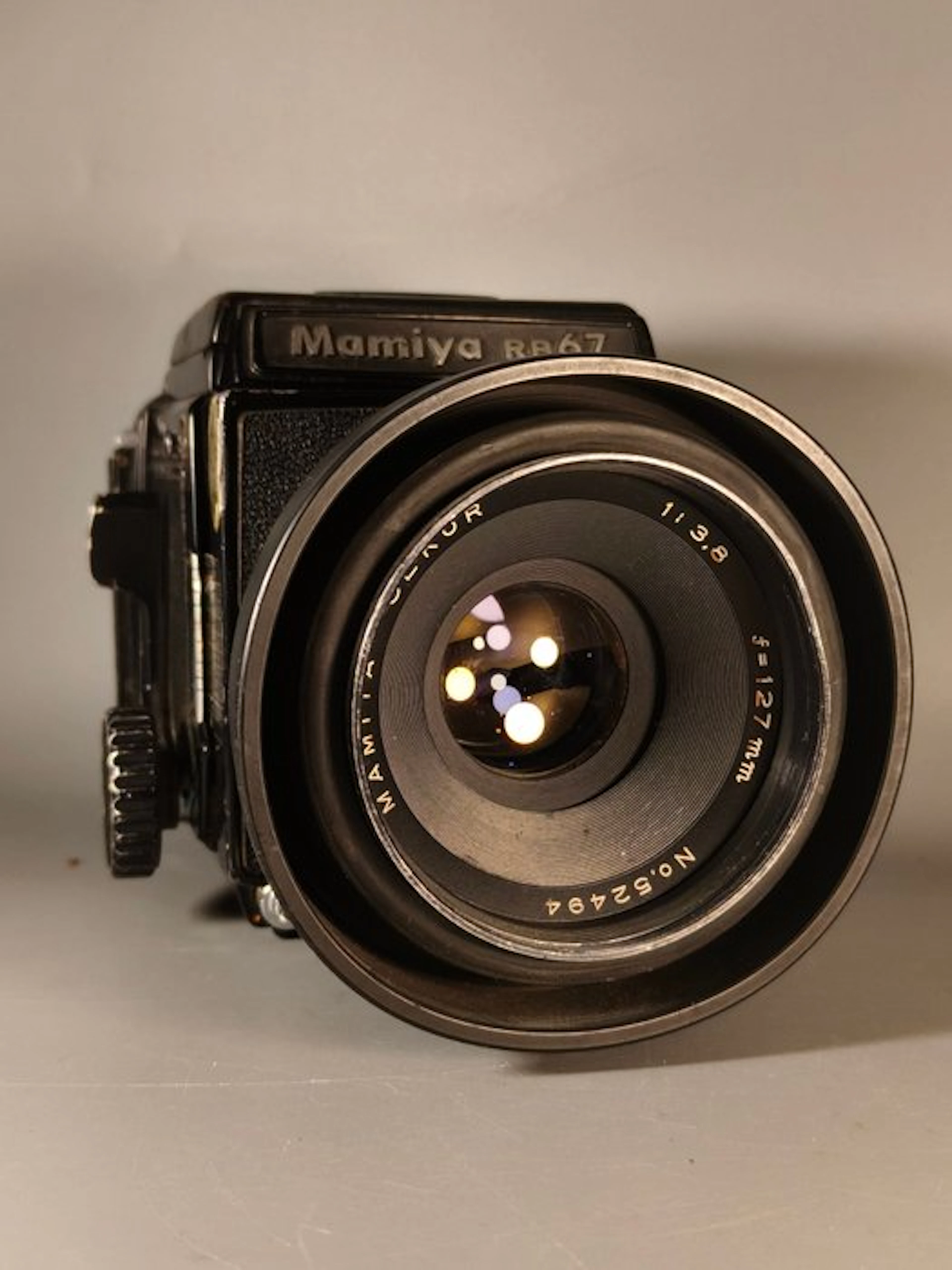 Mamiya RB67 Professional - Sekor 127mm f/3.8 Lens Analogue camera