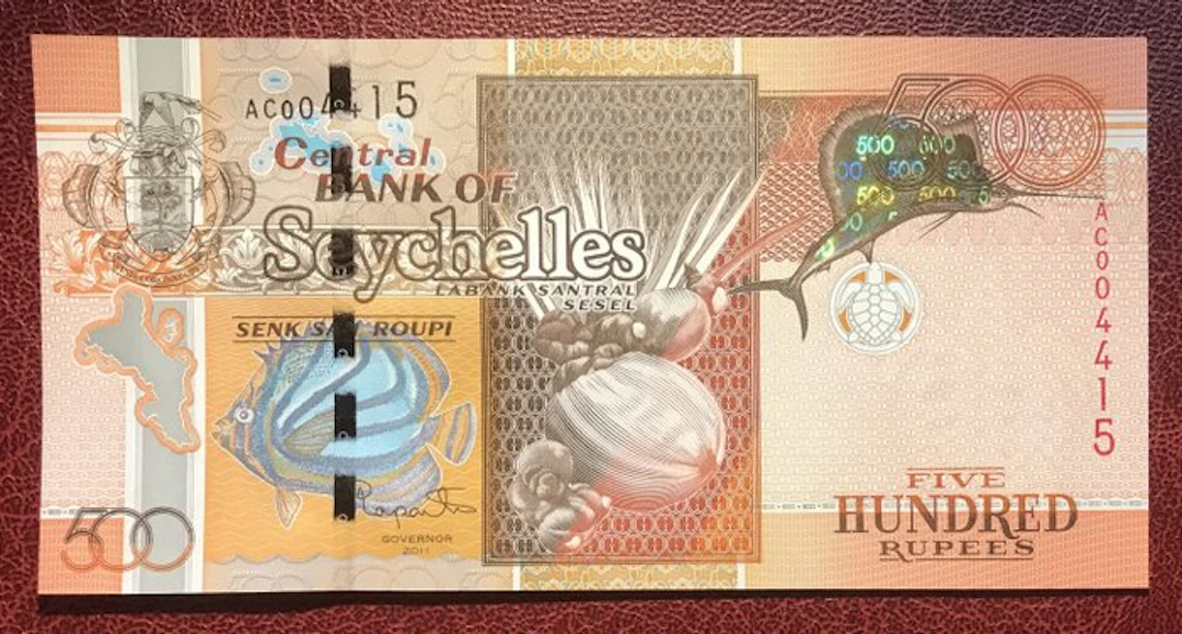 Seychelles. - 500 Rupees 2011 - Pick 45 (No reserve price)