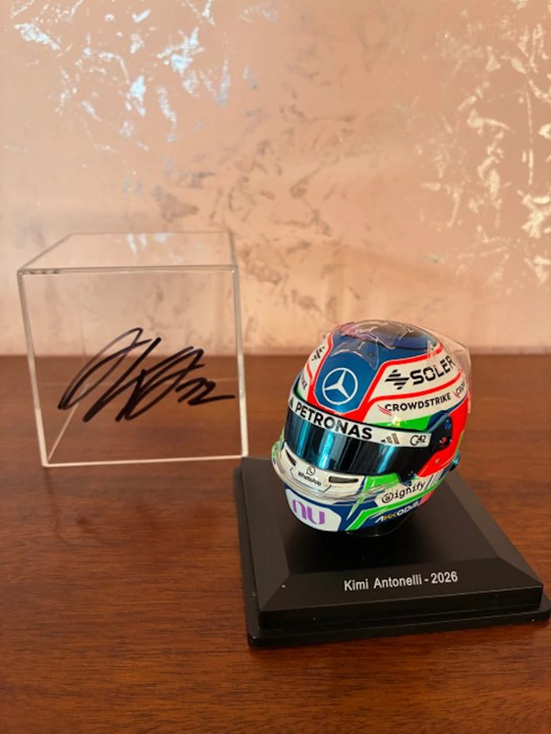 Mercedes - Andrea Kimi Antonelli - 2026 - 1:5 scale helmet