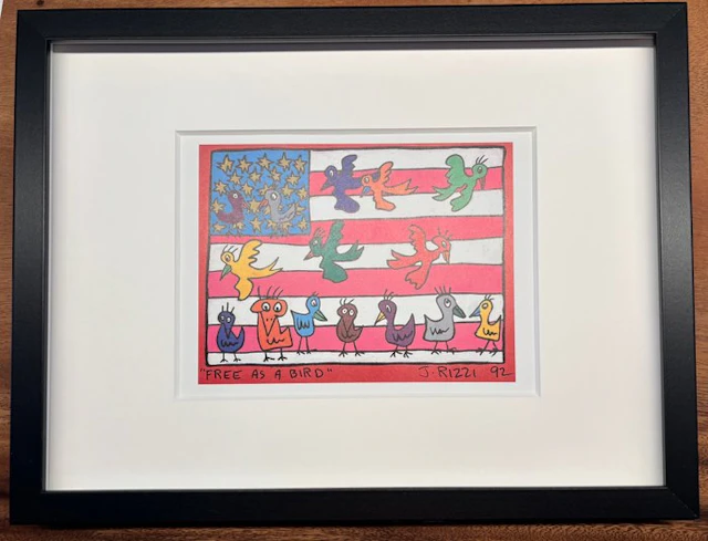 James Rizzi (1950-2011) - Free as a Bird