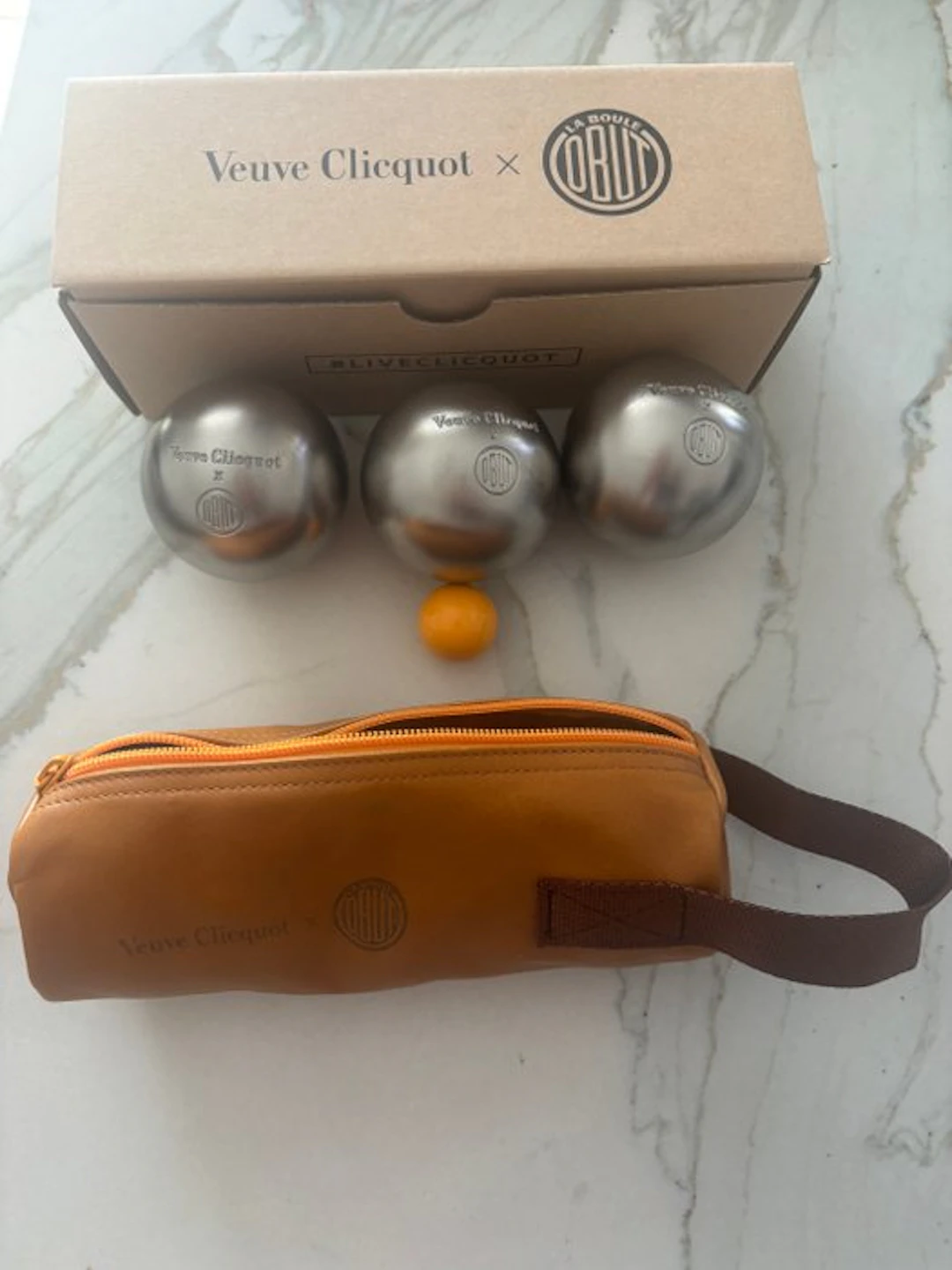 Branded merchandise collection - Promotional pétanque set - Veuve Clicquot