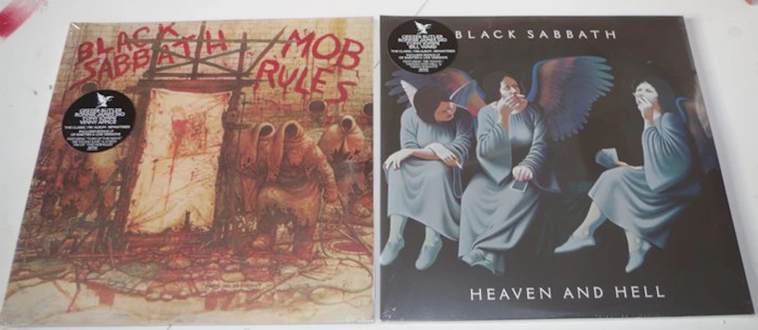 Black Sabbath - 2x LPs - Mob Rules; Heaven And Hell...