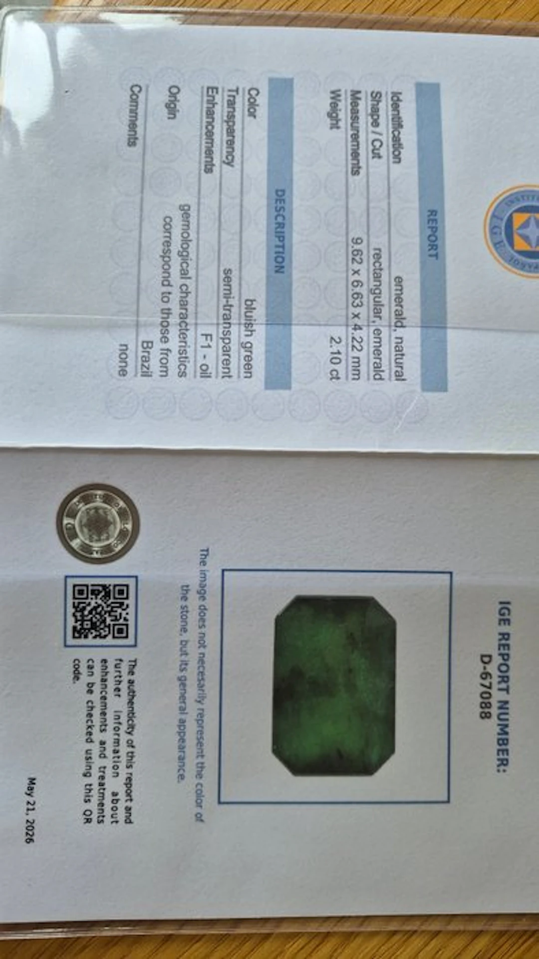No reserve price Green