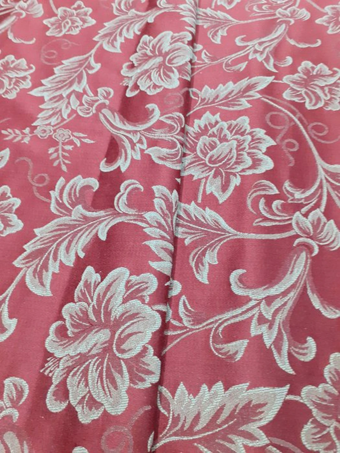 Upholstery fabric - 270 cm - 280 cm - Baroque fabric with a gold border