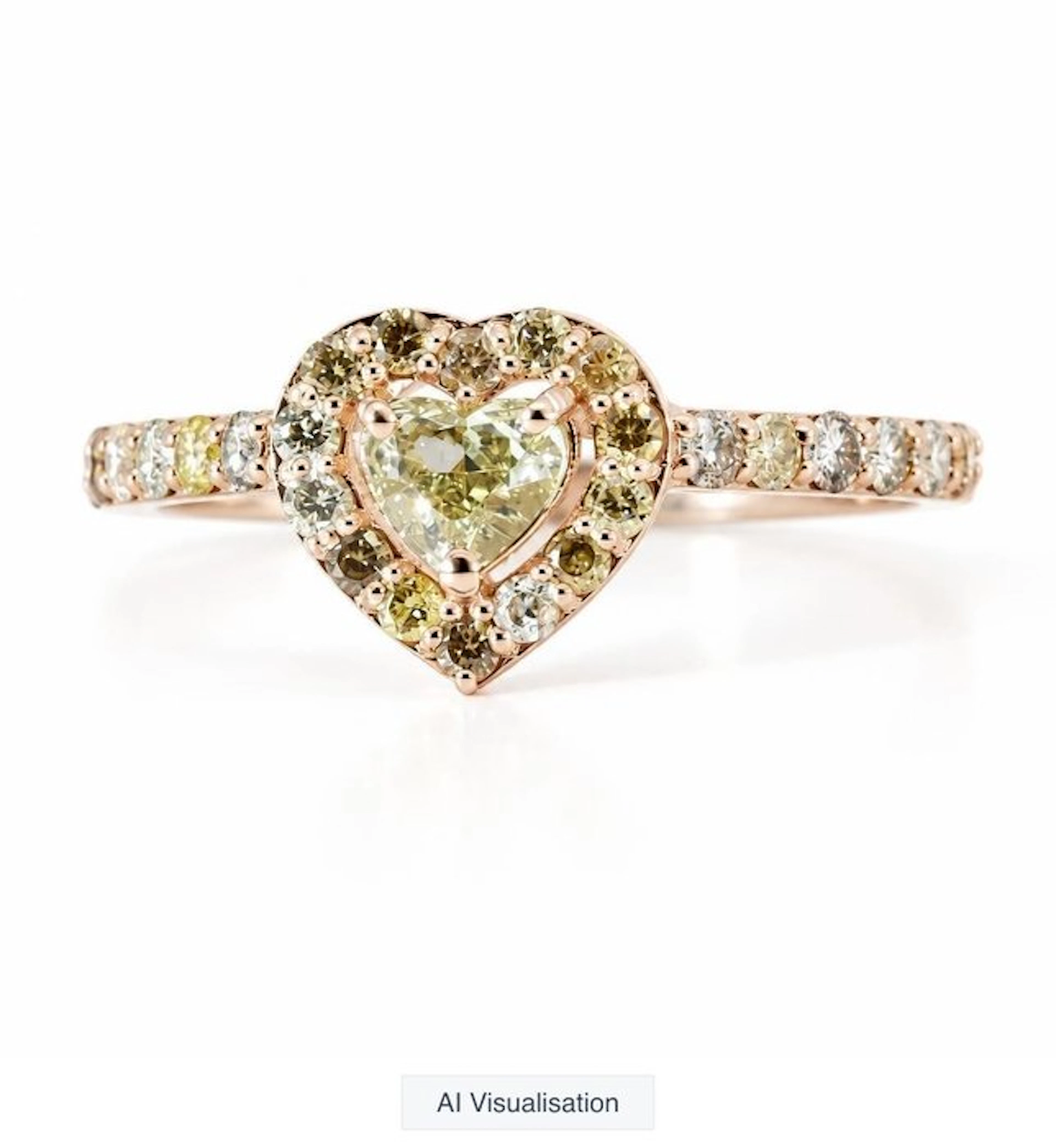 No reserve price - Ring - 14 kt