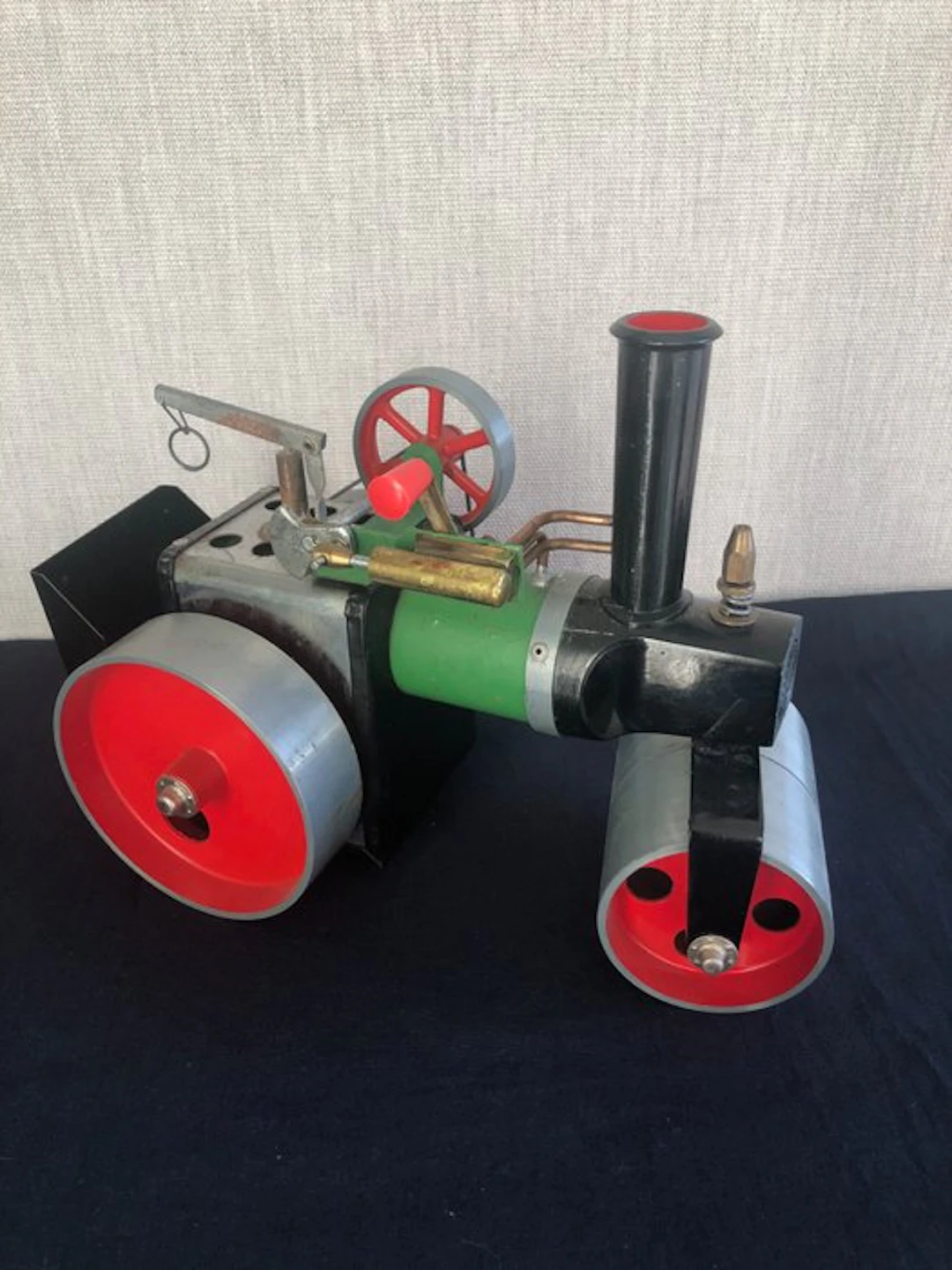 Steam engine - Mamot England - steel/brass/tin - 1940-1950 - Steam rollers