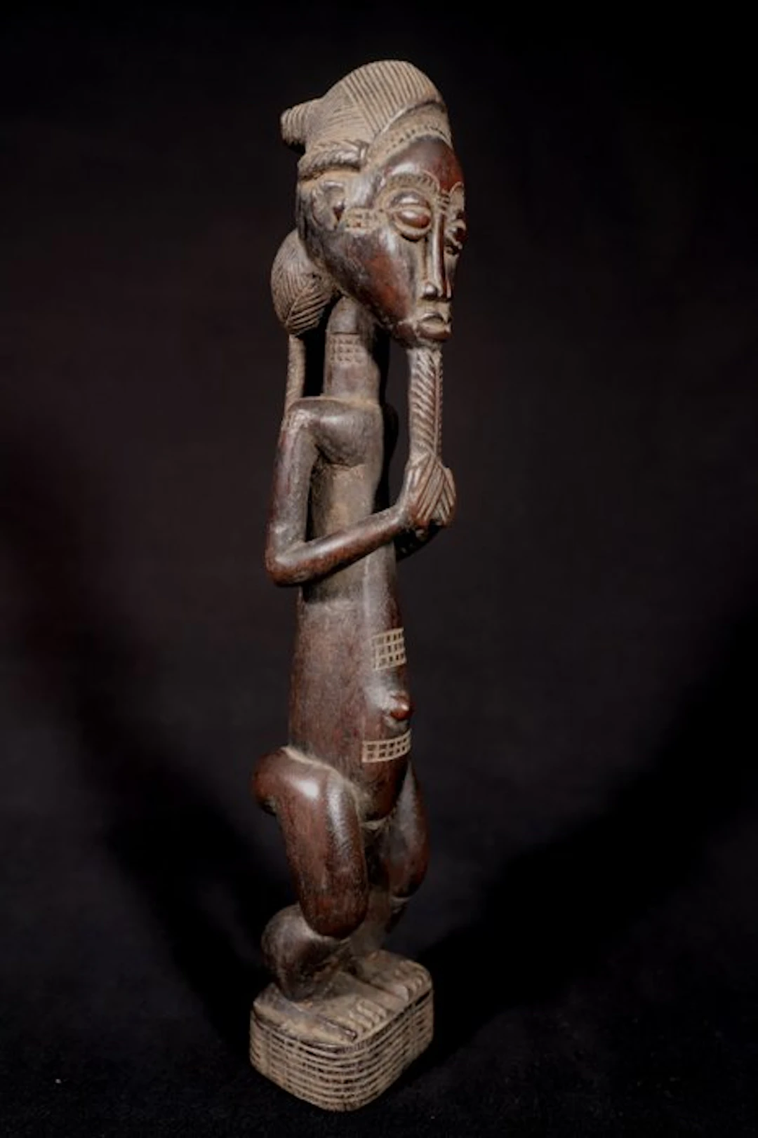 Figure - Baule "Asie Usu" - 33 cm - Côte d’Ivoire