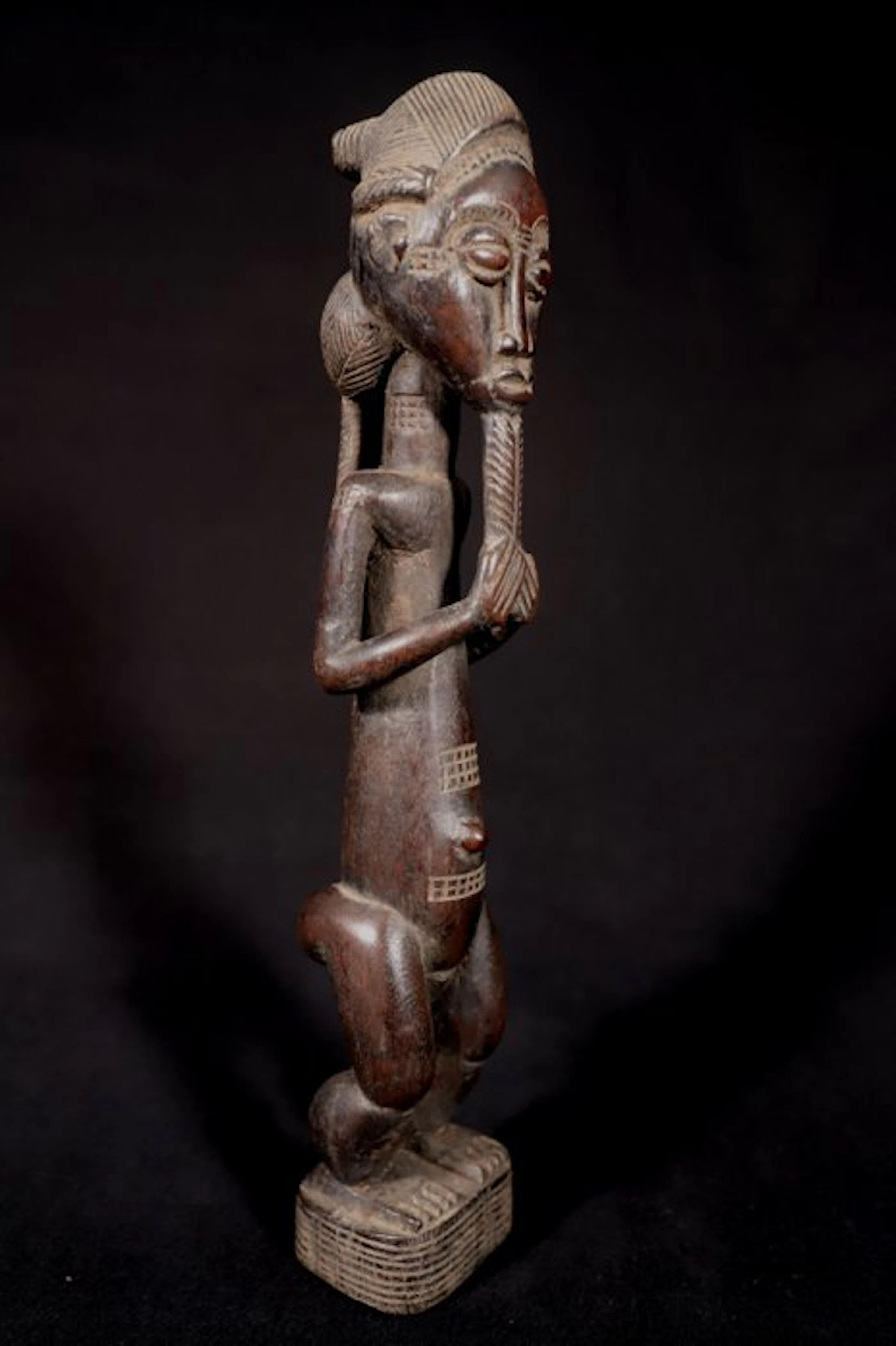 Figure - Baule "Asie Usu" - 33 cm - Côte d’Ivoire