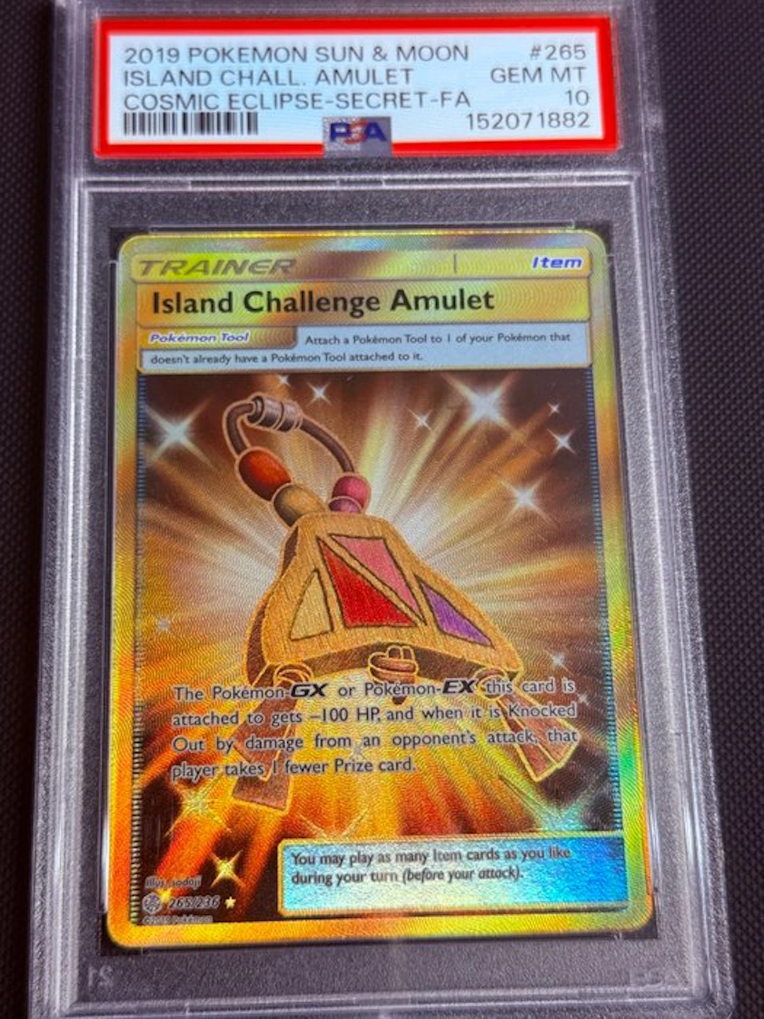 Pokémon - 1 Graded card 265/236 Foil