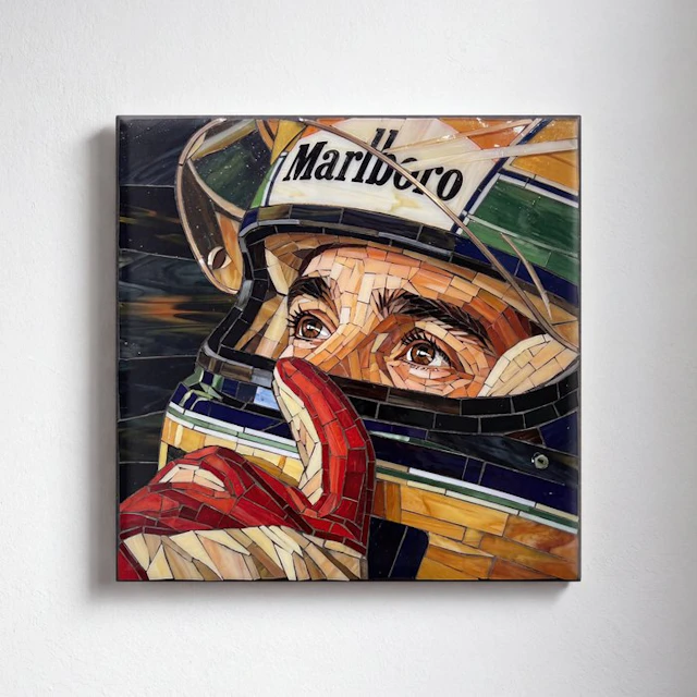 Kleury.art - [Ceramic Tile Art] " The Eyes of Senna” by Kleury.art (1/5)