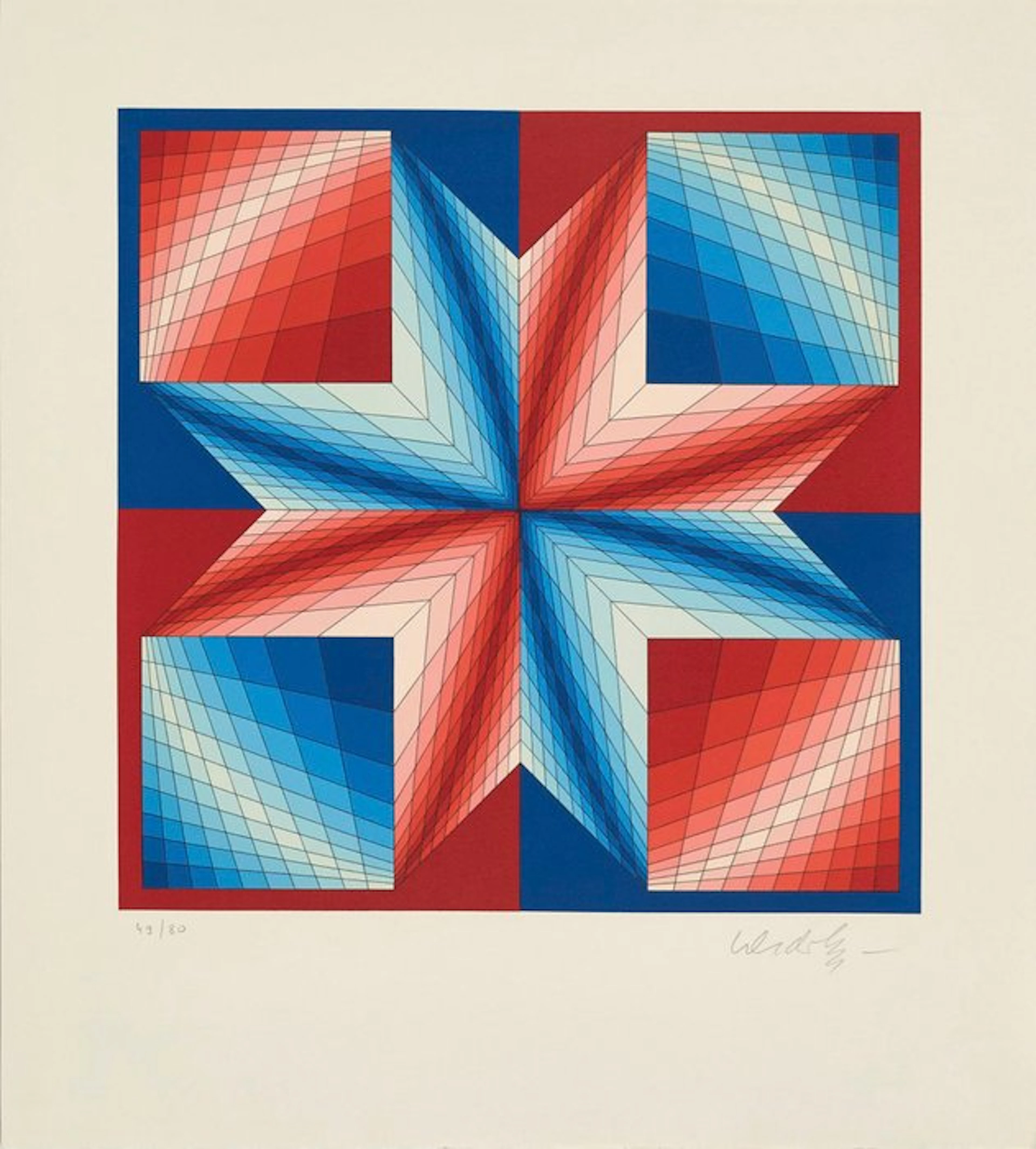 Victor Vasarely (1906-1997) - Tsillag