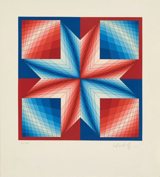Victor Vasarely (1906-1997) - Tsillag