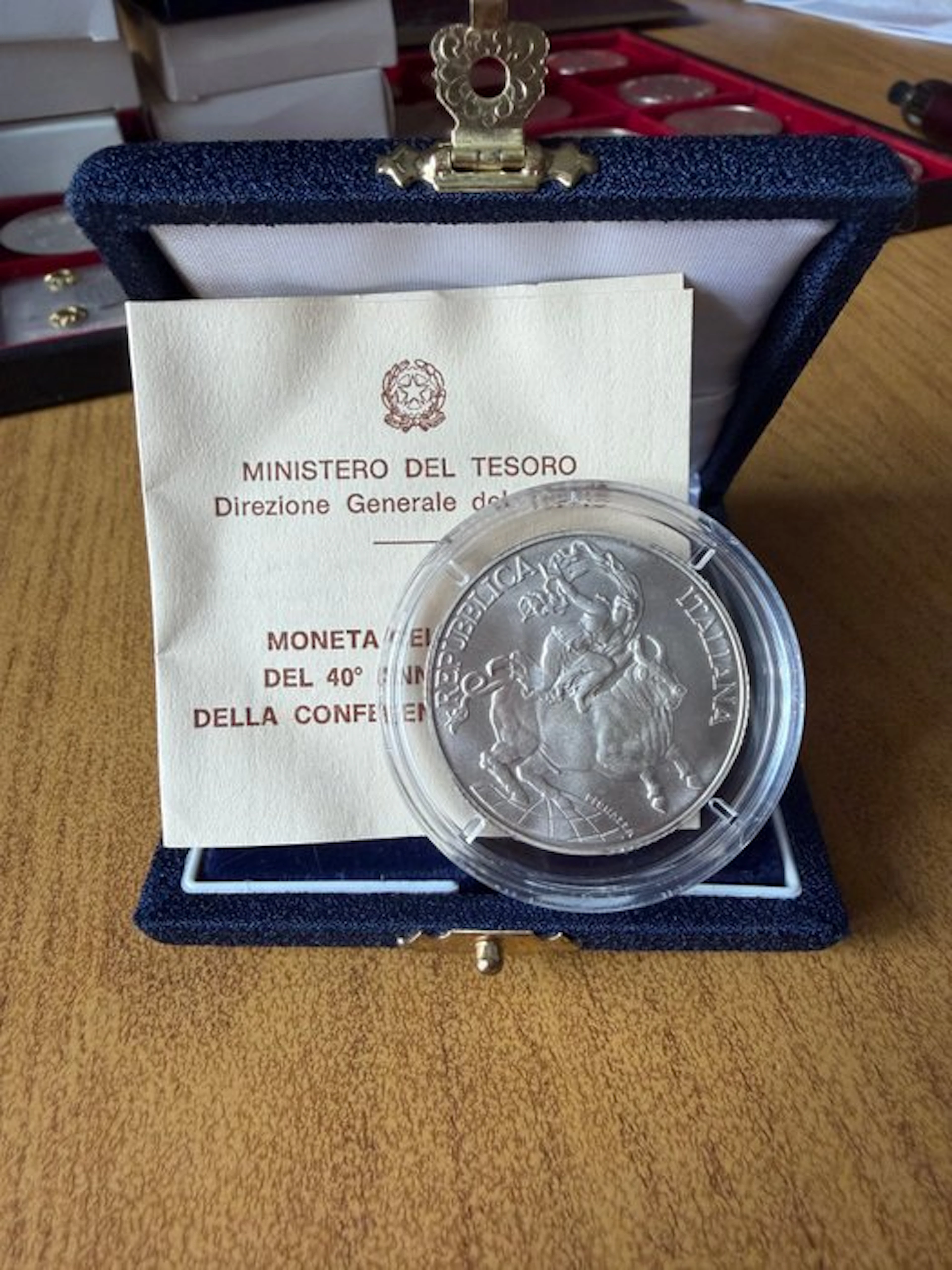 Italy, Republic 10000 Lire 1995 “Conferenza di Messina” (No reserve price)