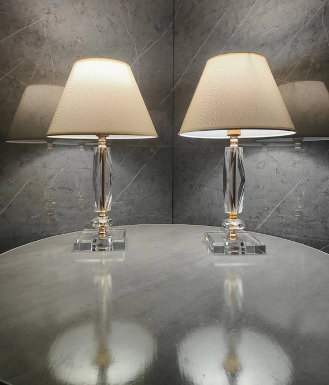 Artelight - N HUSSAIN - Table lamp (2) - classic - Crystal - Table lamp