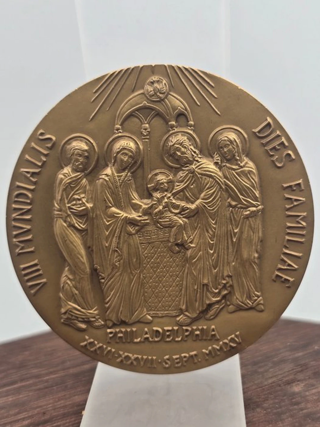 Pope Francis - Medal - 8th World Day for Families - Gilt bronze - 2010-2020