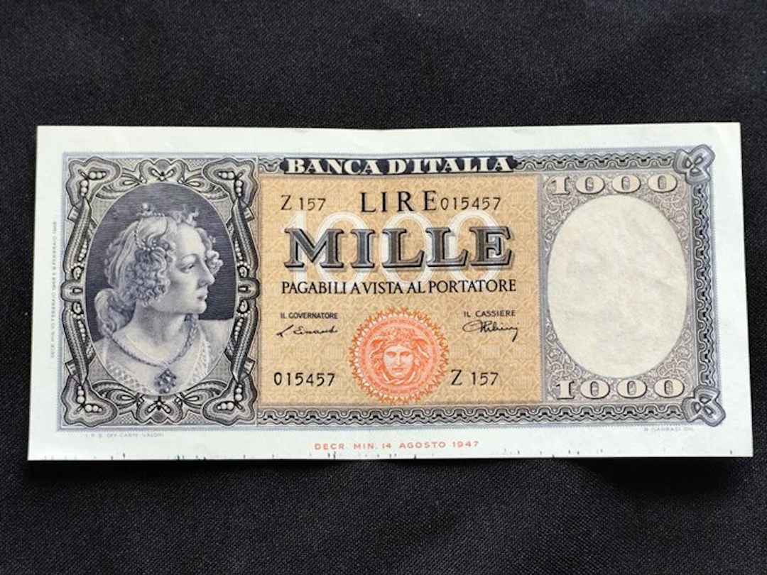 Italy. - 1000 Lire - 1948 - Pick 88 (No reserve price)