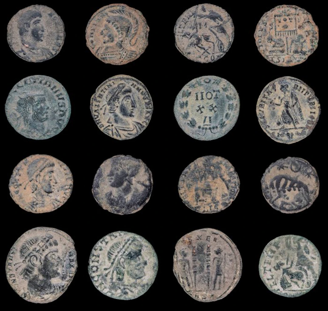 Roman Empire Lot of 8 coins minted between the 3rd and 4th centuries AD