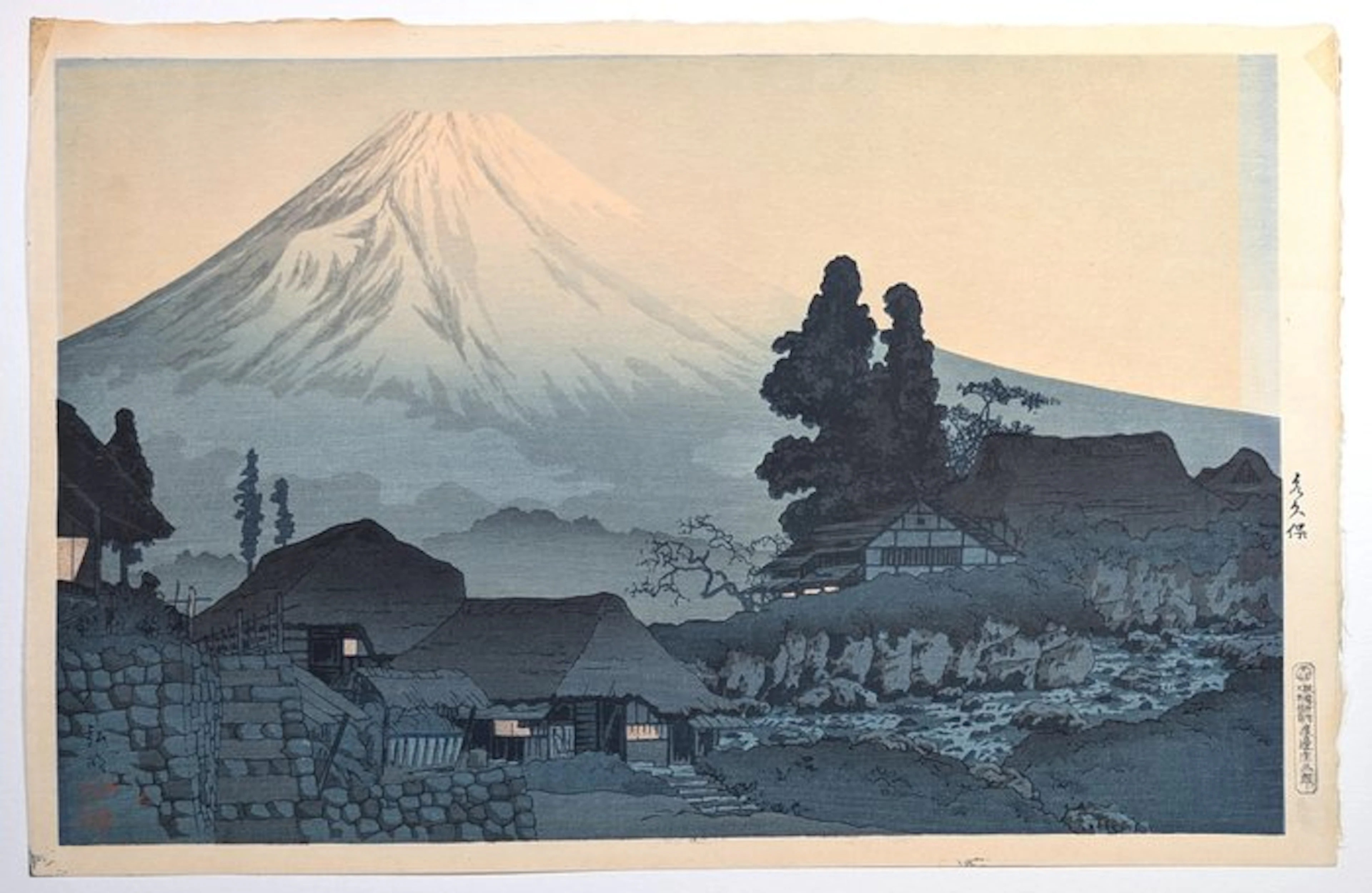 Takahashi Shōtei · Mount Fuji from Mizukubo · PRE-WAR...