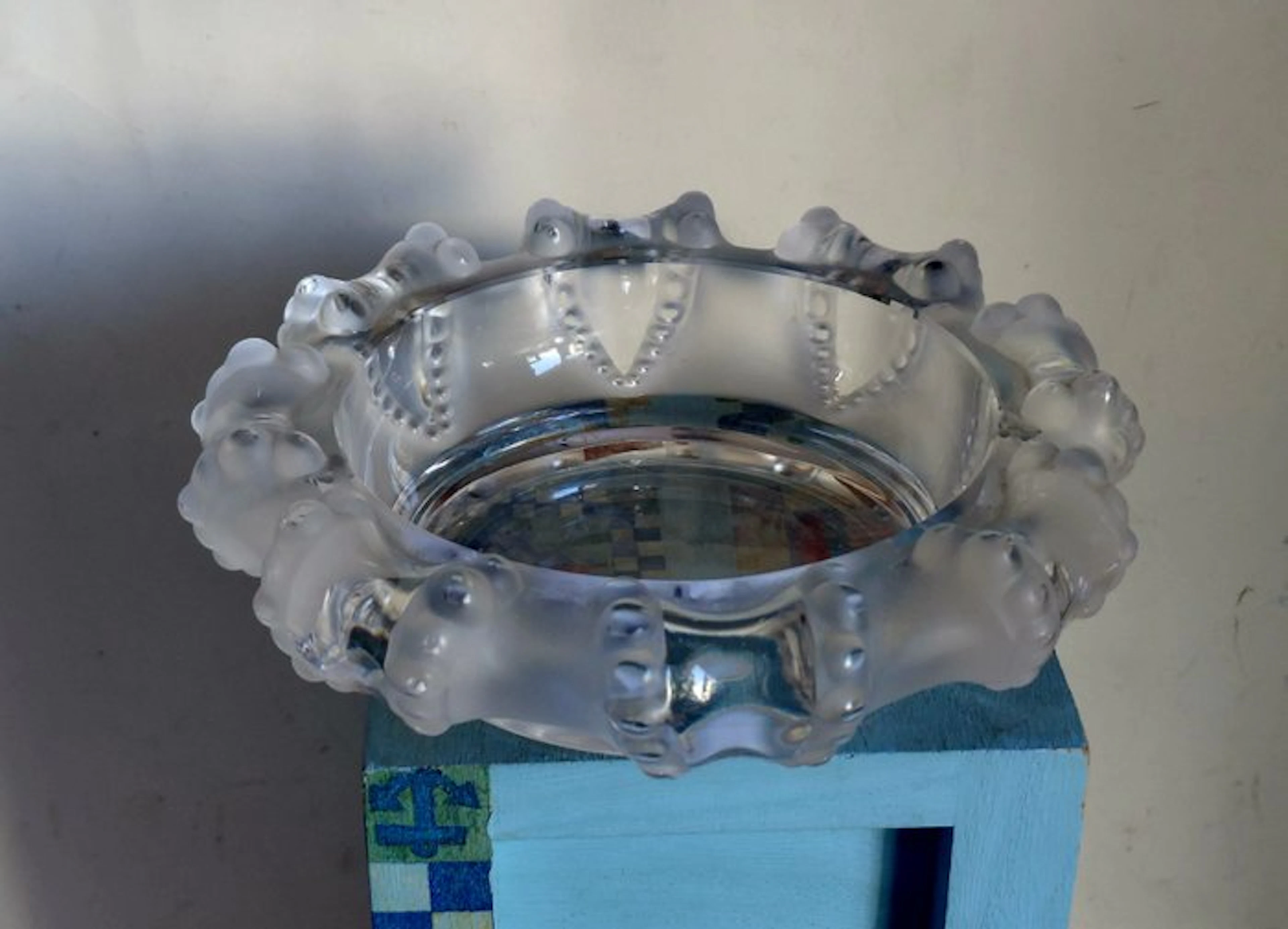 Lalique - Marie-Claude Lalique - Ashtray - Cannes - Crystal
