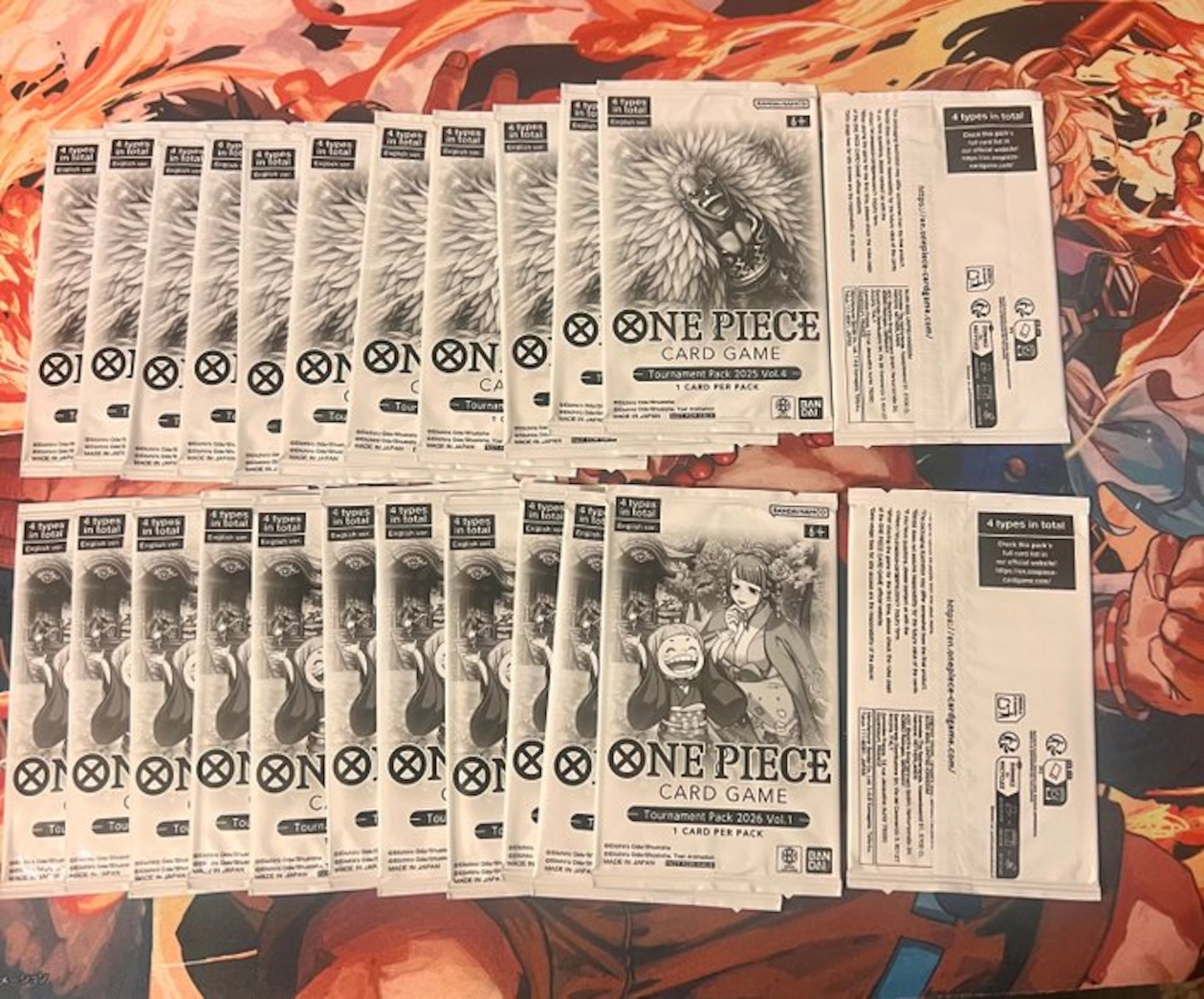 Bandai - 24 Booster pack - One Piece - Bustine evento torneo “not for sale”
