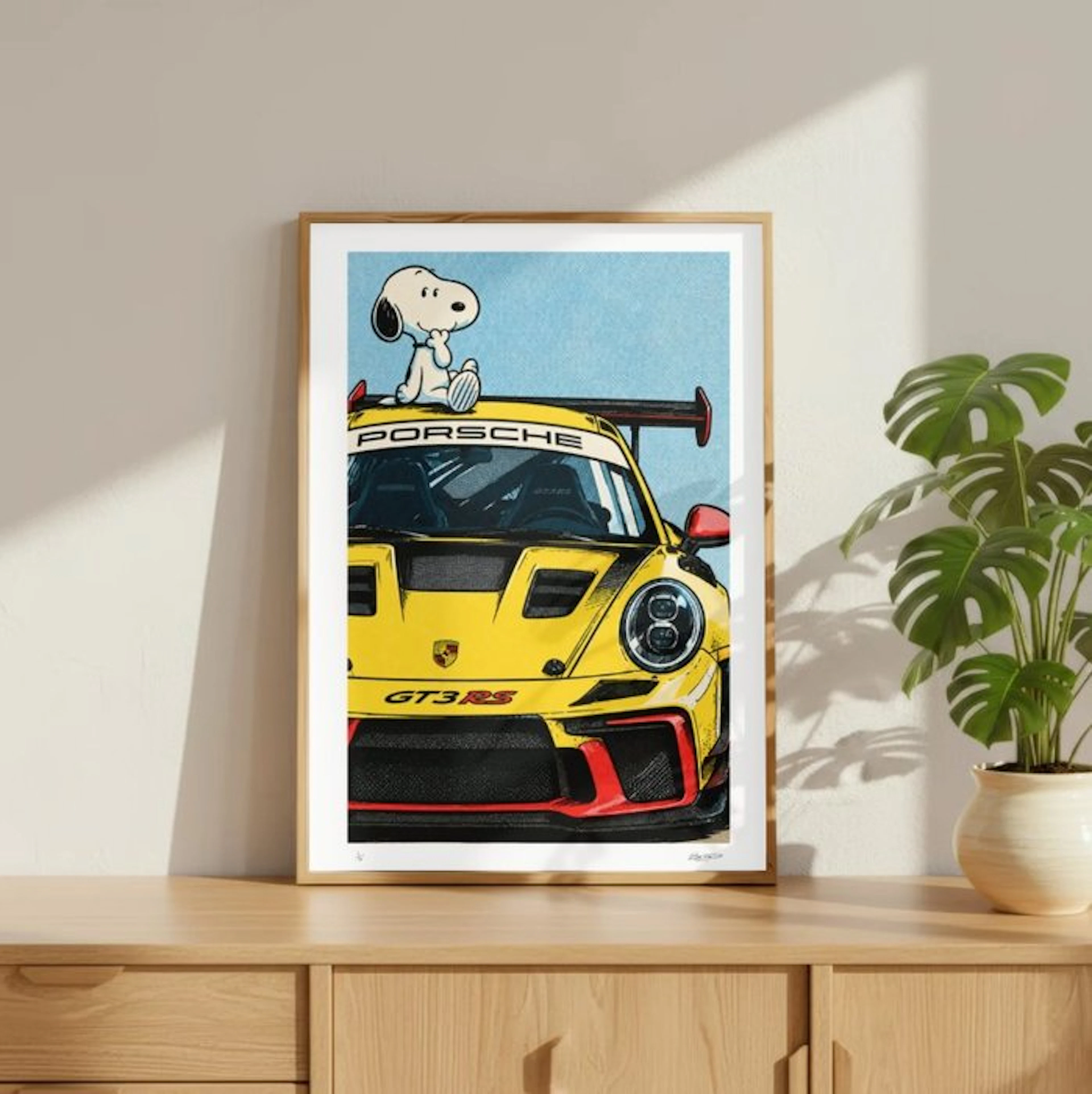 EGO - Porsche GT3 RS – Fine Art – 2/5 Signée COA – 40x60 cm