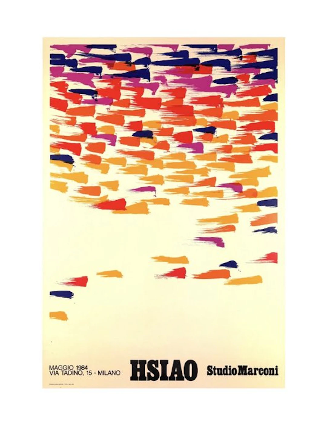 HSIAU CHIN - Vintage Original Hsiao Chin Poster, 1984 - 1980s