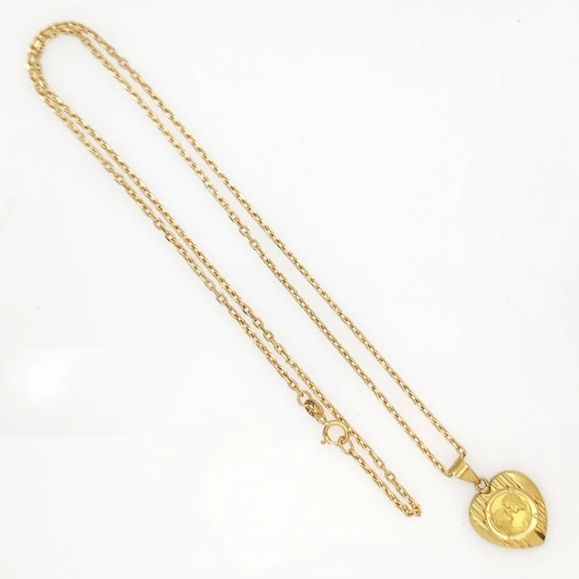 Necklace with pendant - 18 kt. Yellow gold
